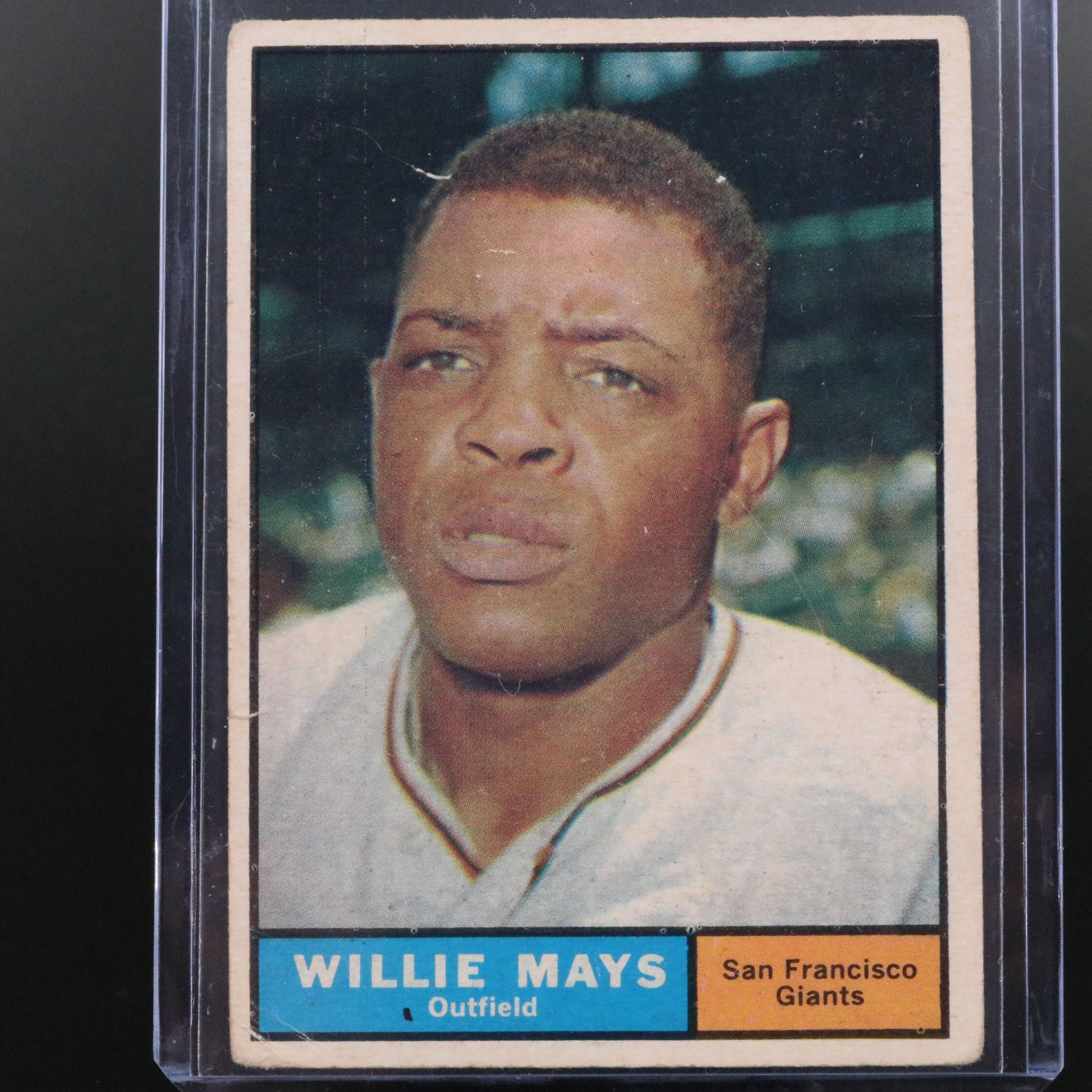 1961 Topps Willie Mays San Francisco Giants Baseball Card