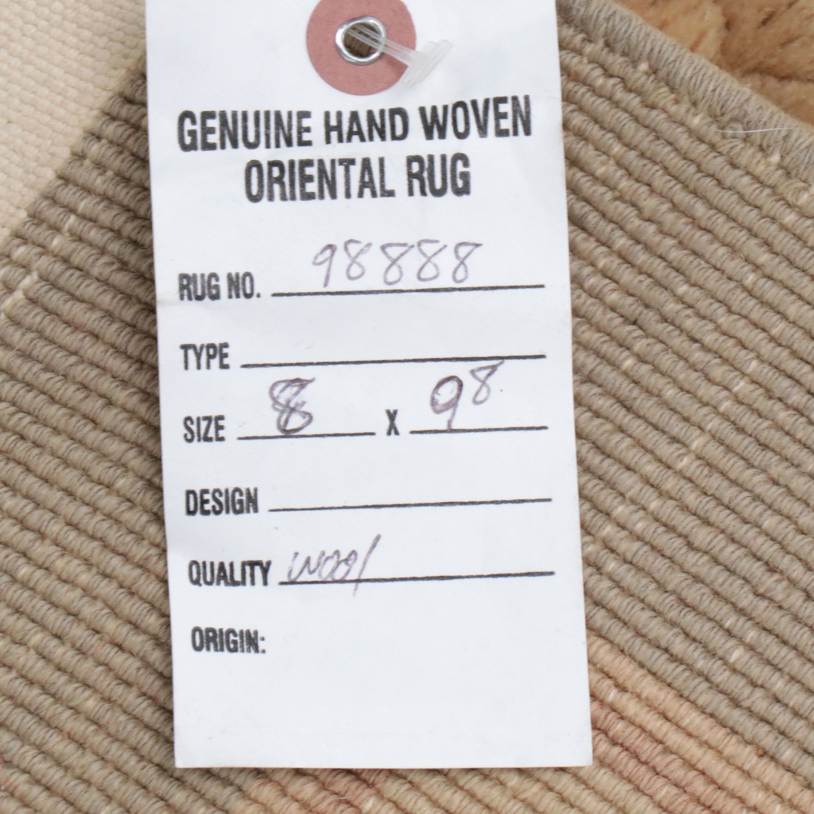 7'11 x 10'4 Hand-Knotted Chinese Area Rug