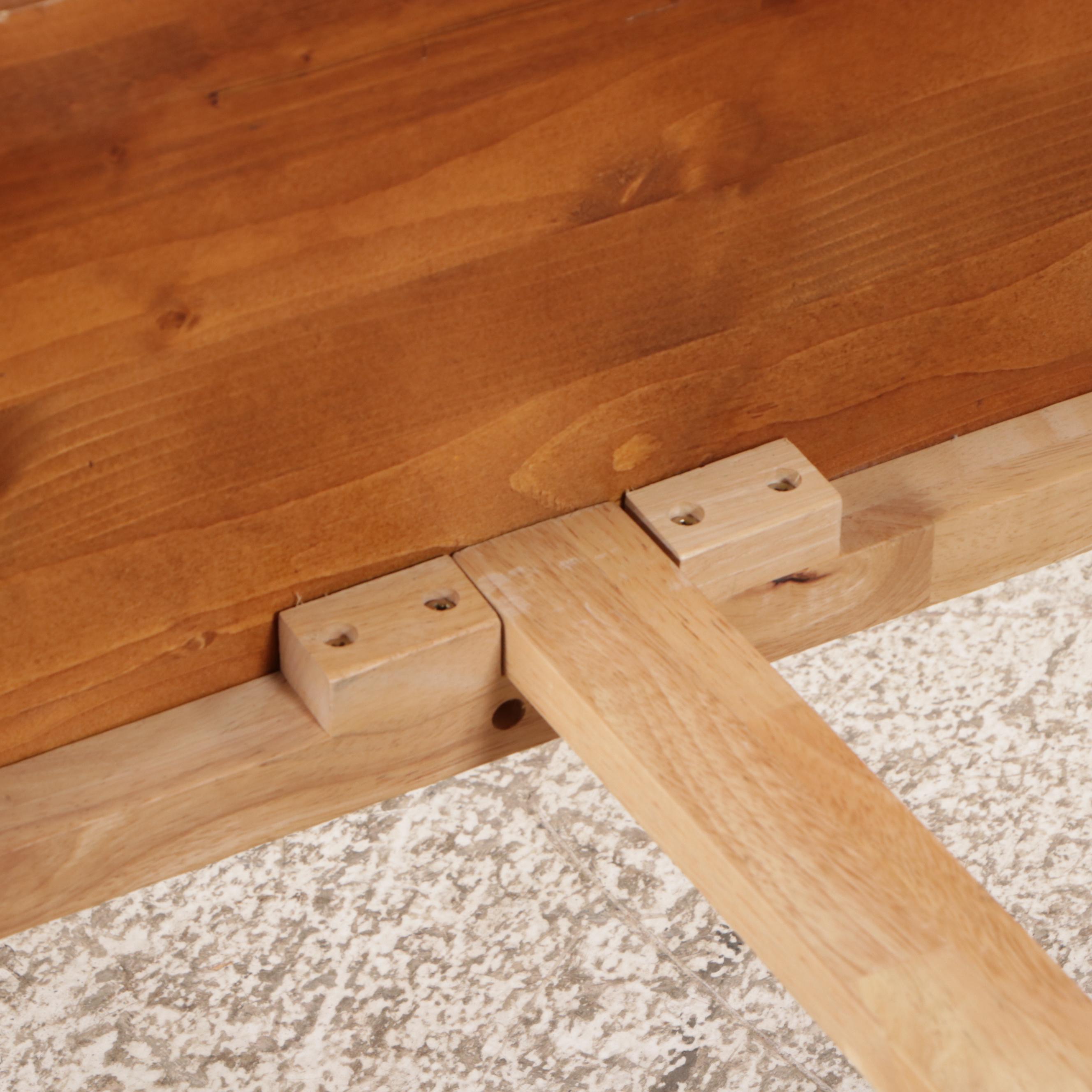 Pottery Barn "Ashby" Pine Full Size Bed Frame and Nightstand