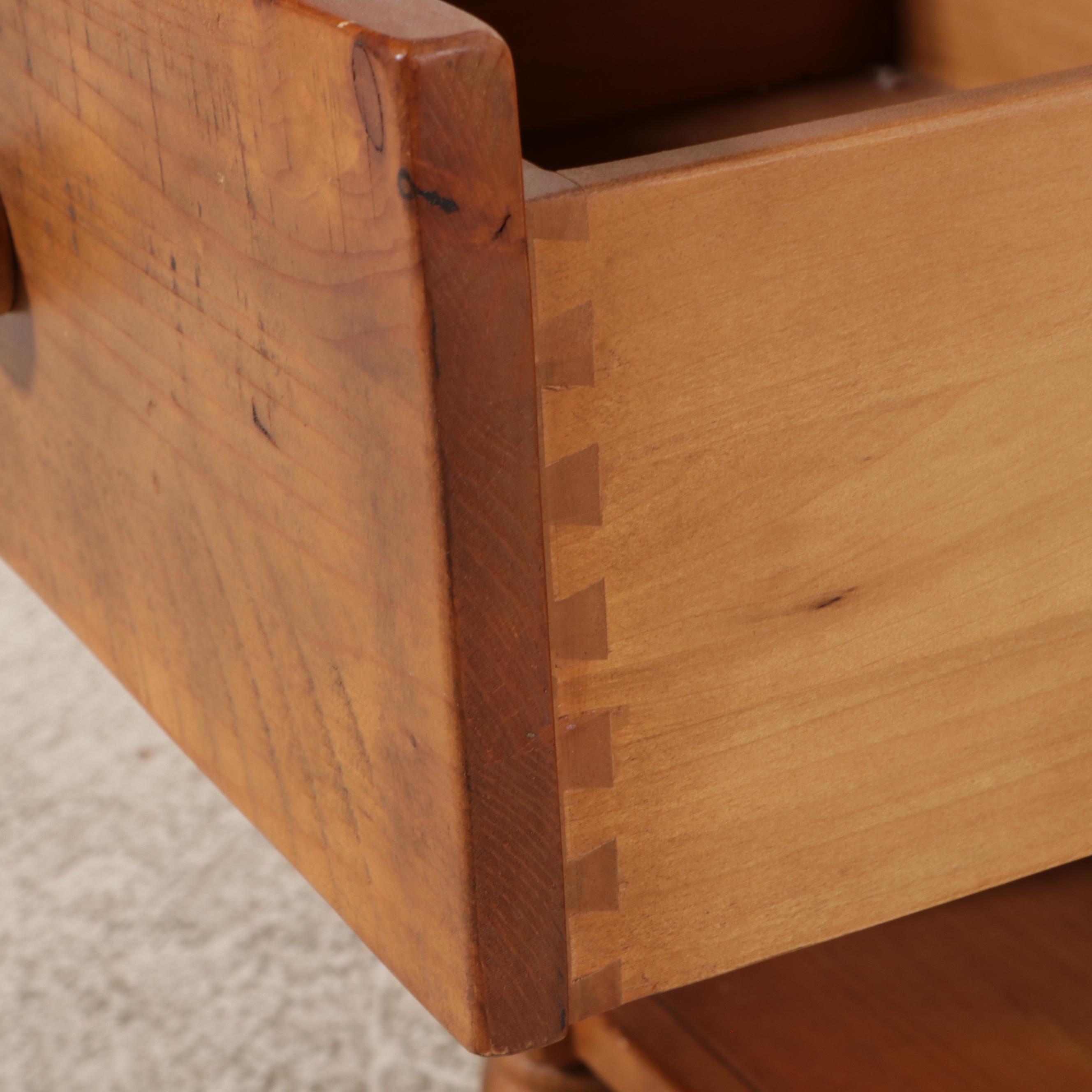 Pottery Barn "Ashby" Pine Full Size Bed Frame and Nightstand