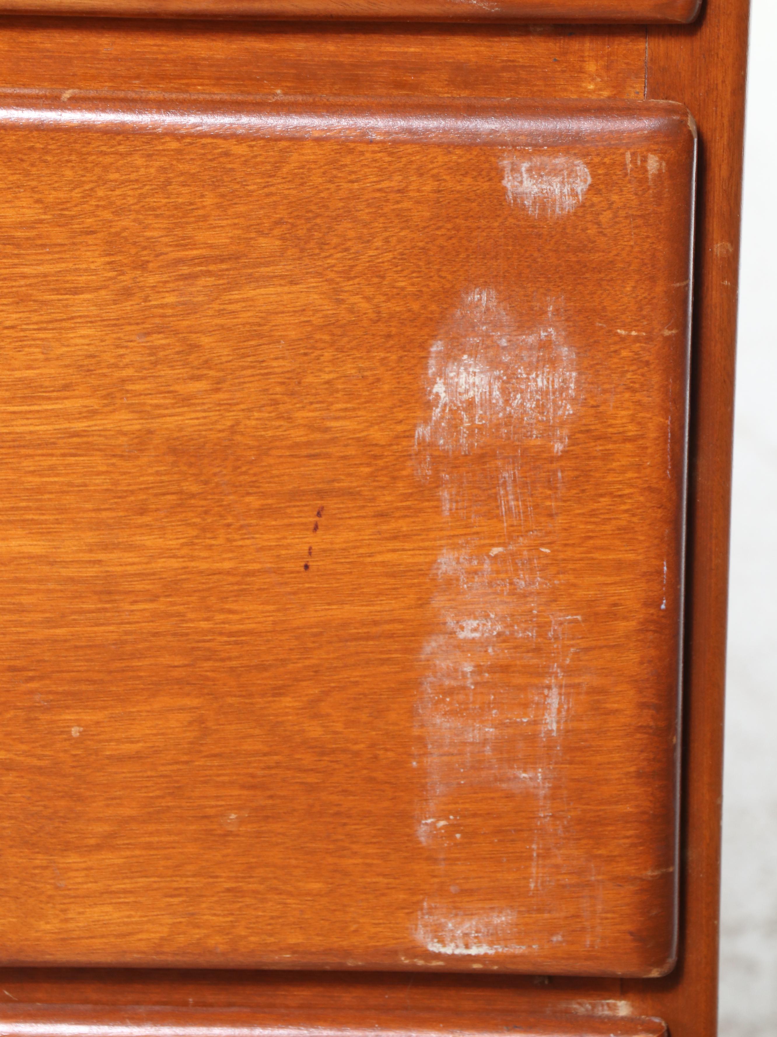 Beecher Falls Early American Style Cherry Four-Drawer Chest, Mid-20th Century