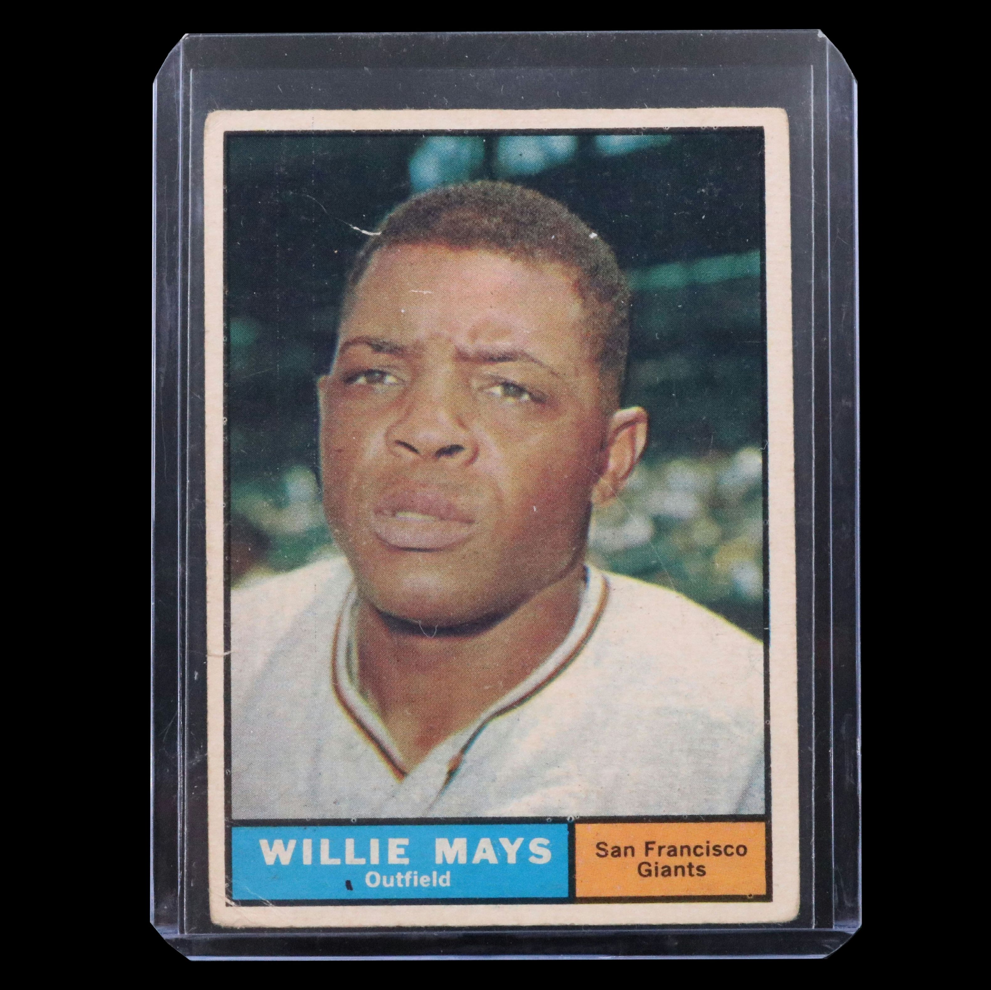 1961 Topps Willie Mays San Francisco Giants Baseball Card