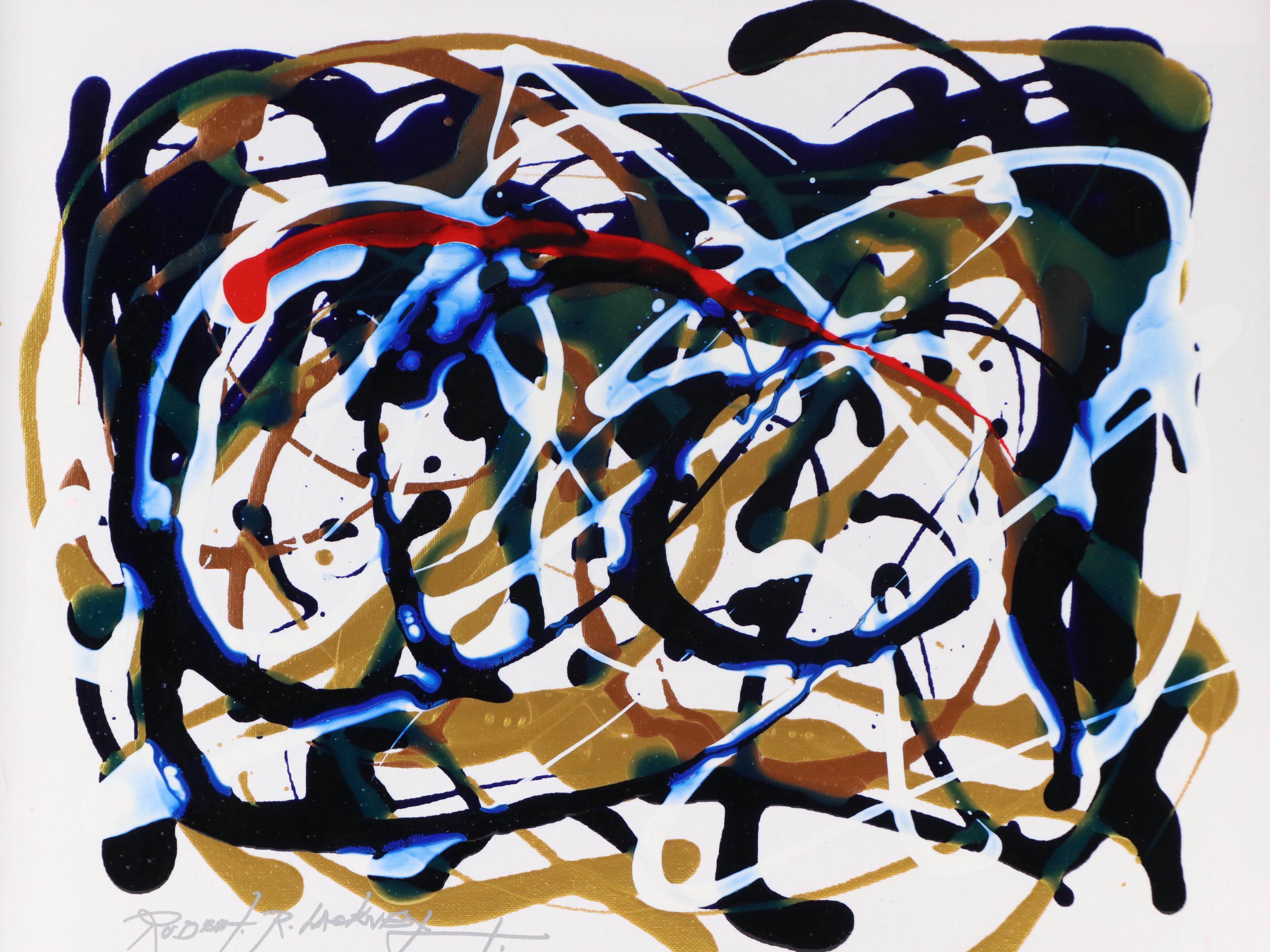 Robert Lackney Acrylic Painting "Litch," 21st Century