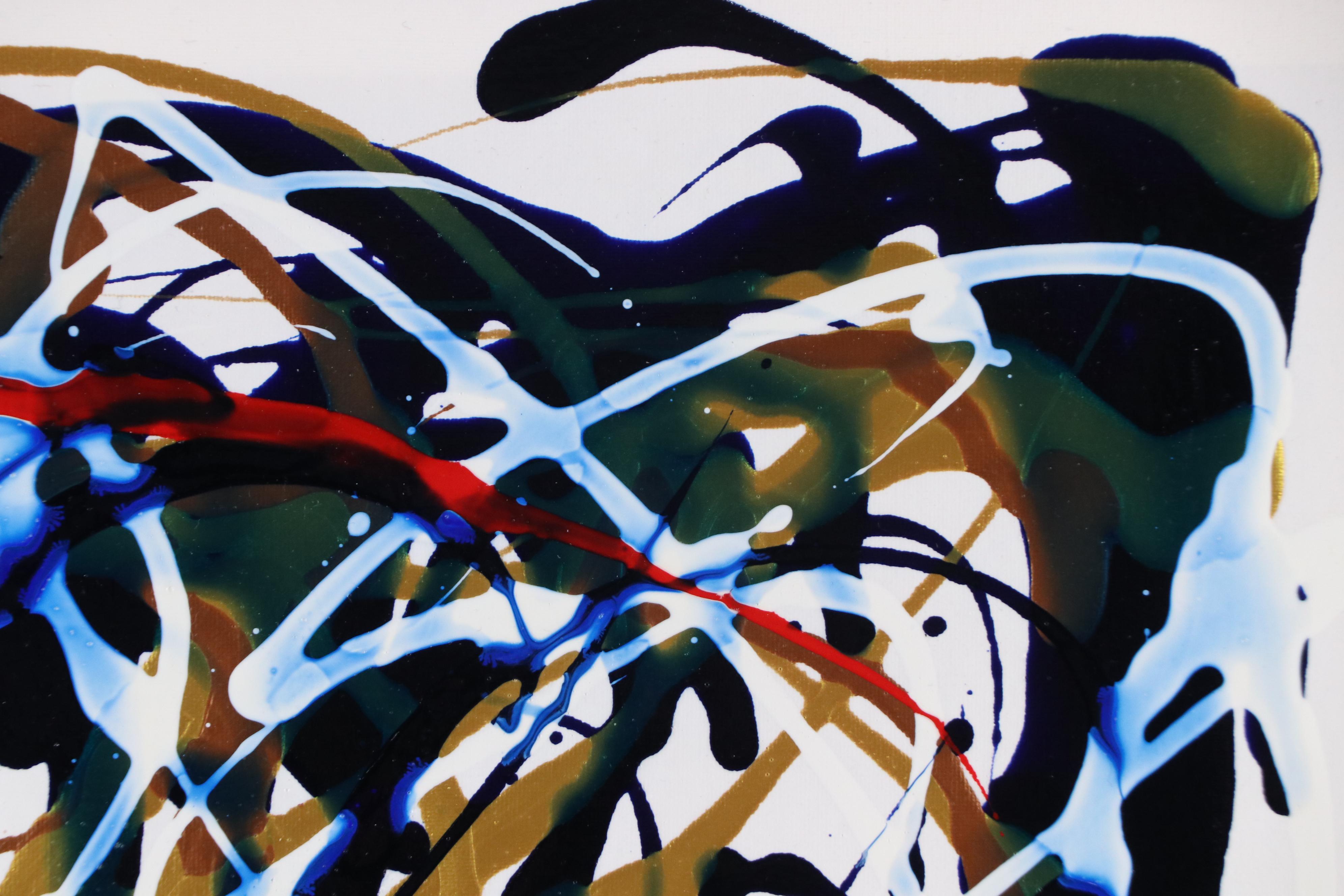 Robert Lackney Acrylic Painting "Litch," 21st Century