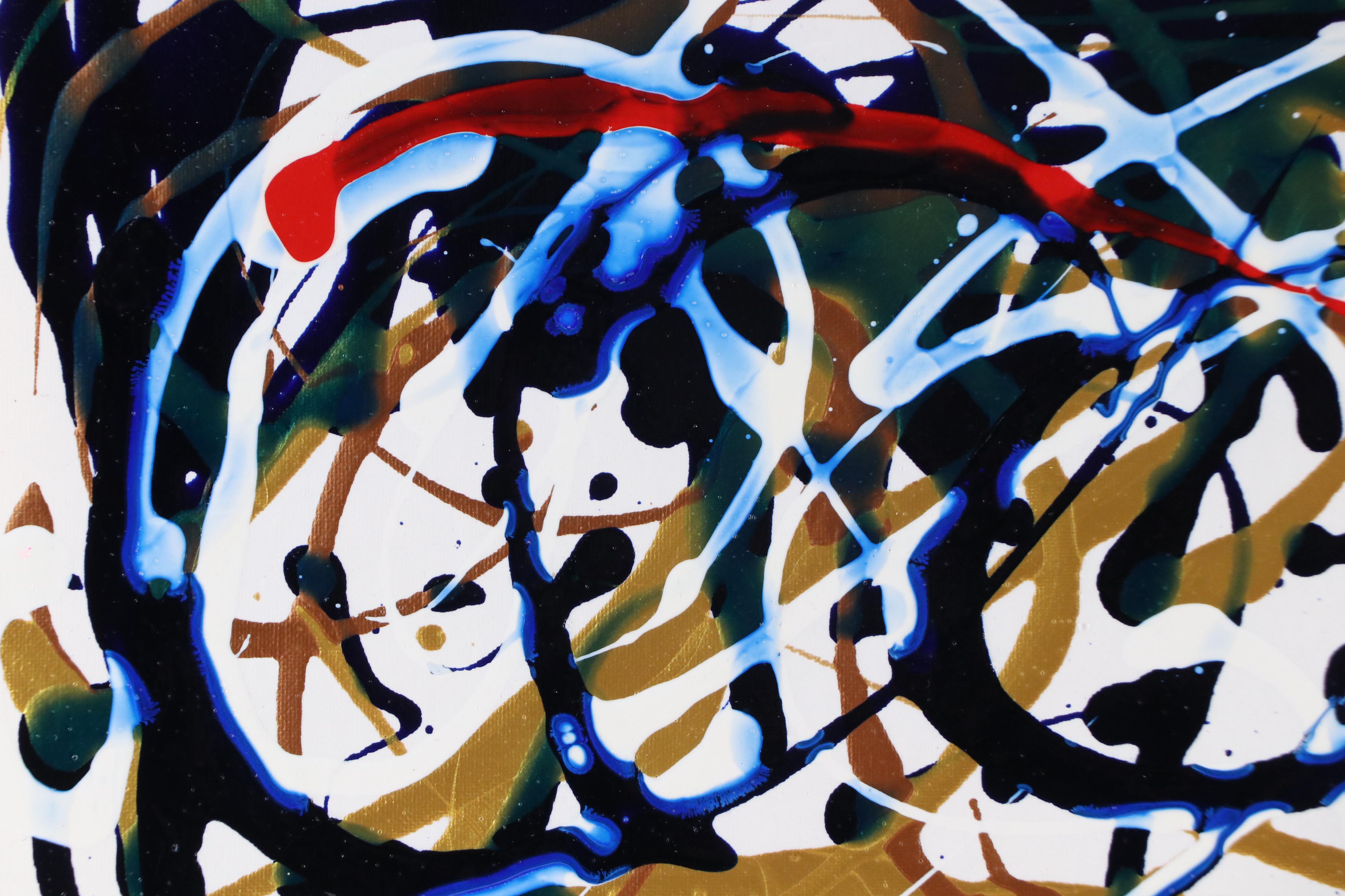 Robert Lackney Acrylic Painting "Litch," 21st Century