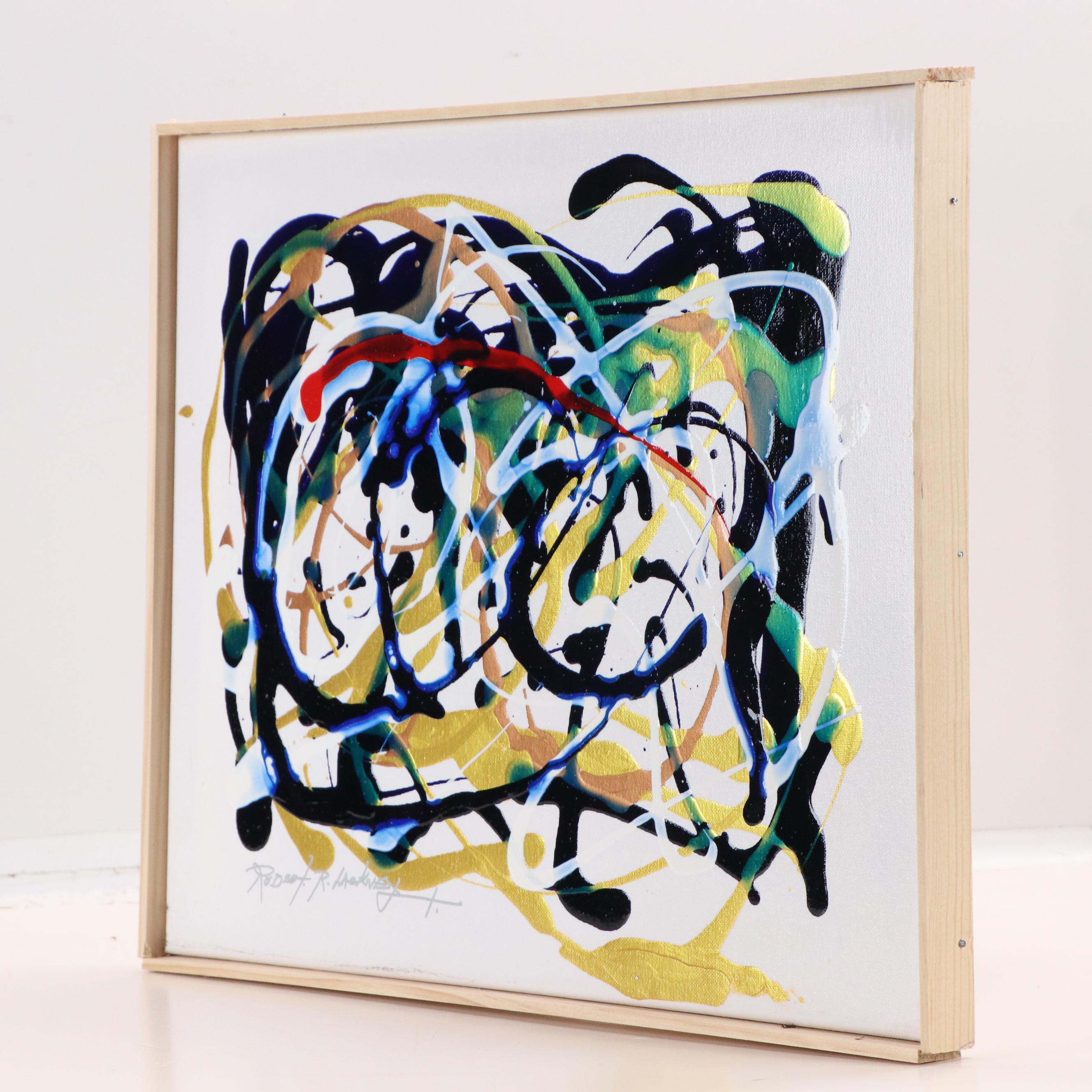 Robert Lackney Acrylic Painting "Litch," 21st Century