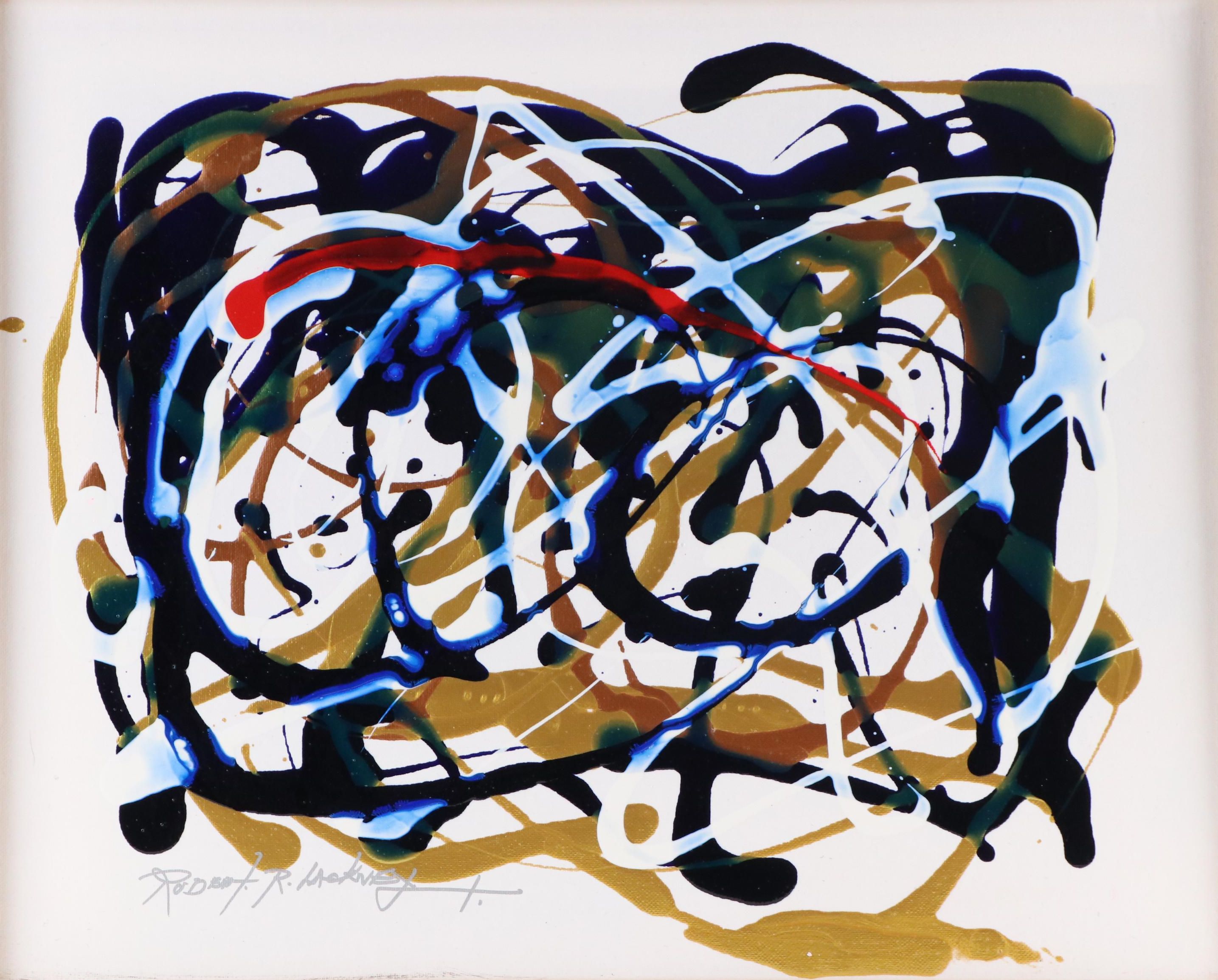 Robert Lackney Acrylic Painting "Litch," 21st Century