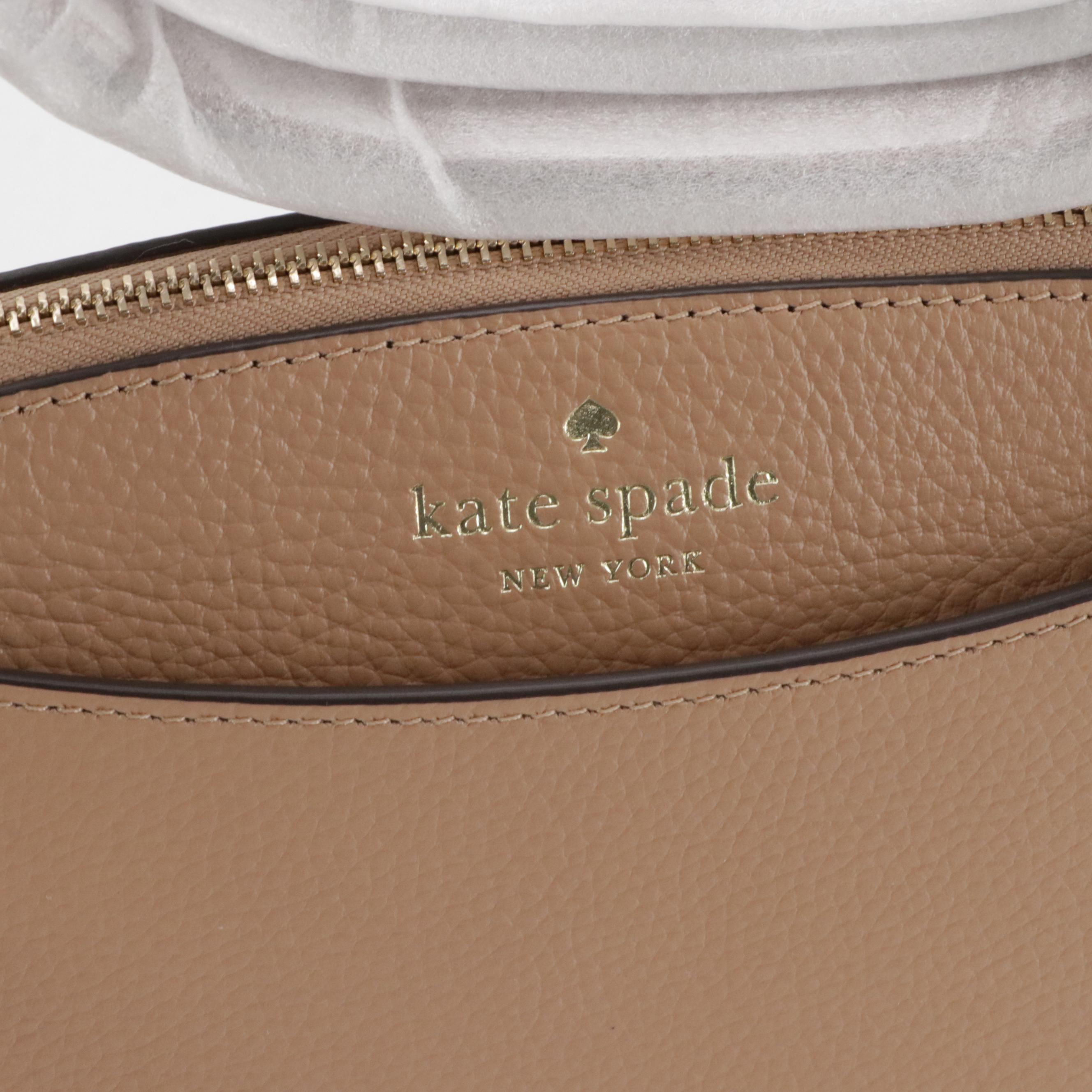 Kate Spade Monica Crossbody Bag in Color-Block Pebbled Leather, With Tags