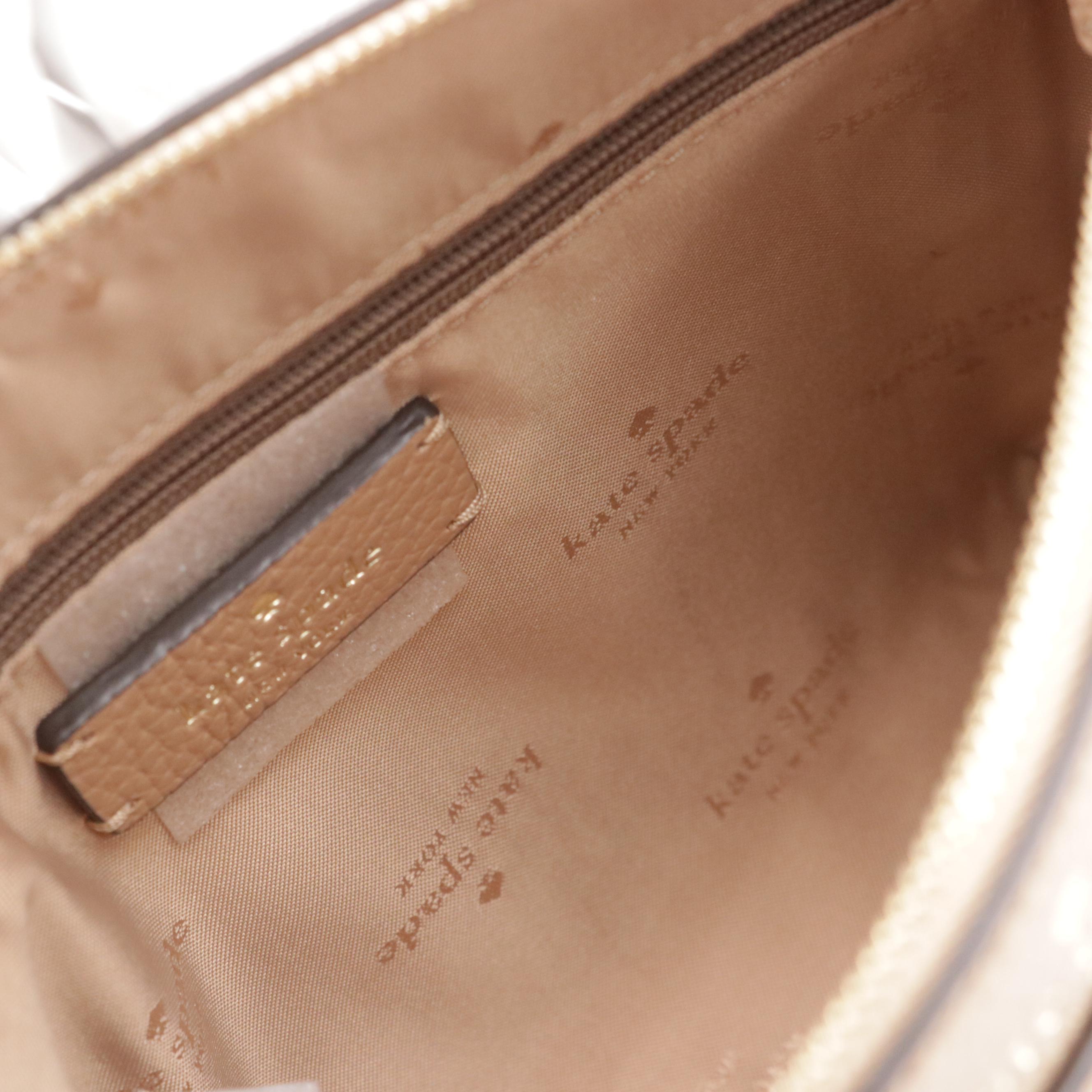 Kate Spade Monica Crossbody Bag in Color-Block Pebbled Leather, With Tags