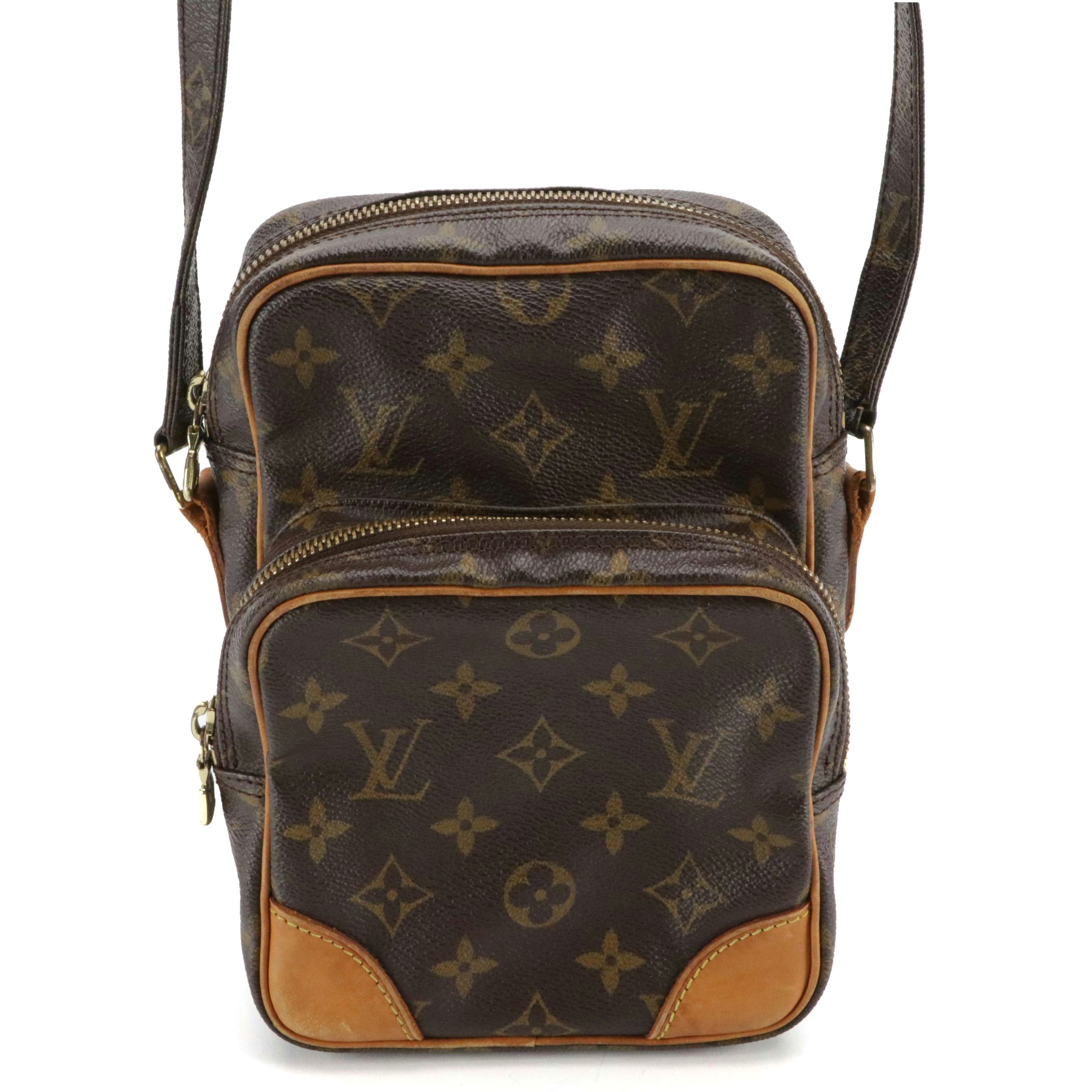 Louis Vuitton Amazone Crossbody Bag in Monogram Canvas and Vachetta Leather