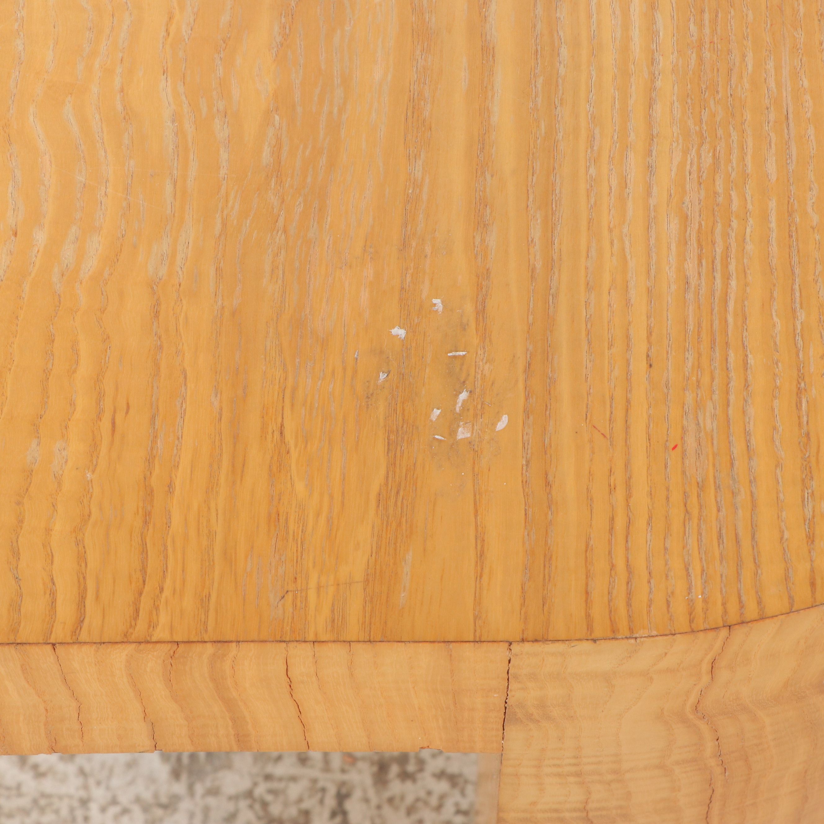 Modernist Style Blonde Wood Coffee Table, Mid to Late 20th Century