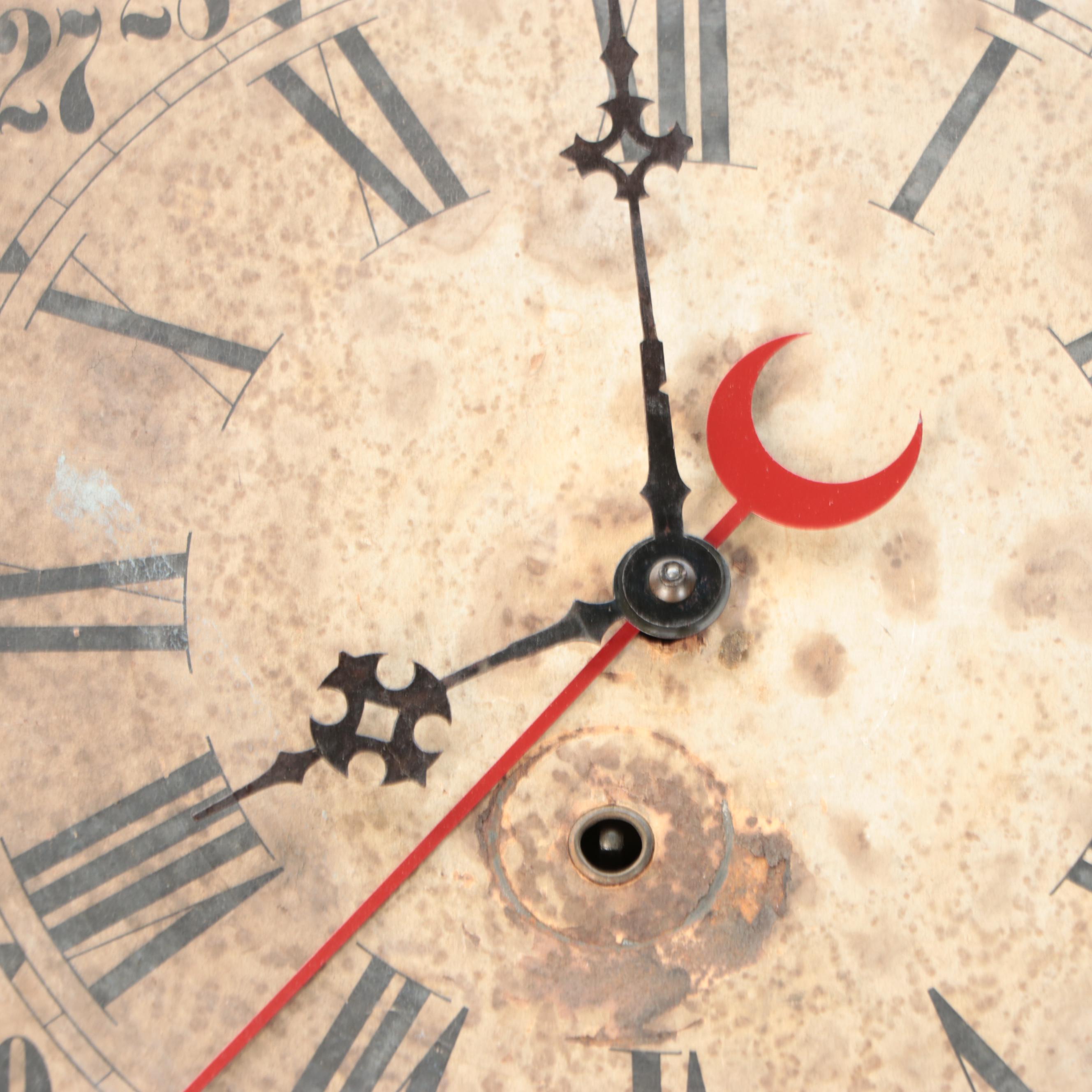 American Regulator Wood Wall Clock, Early 20th Century