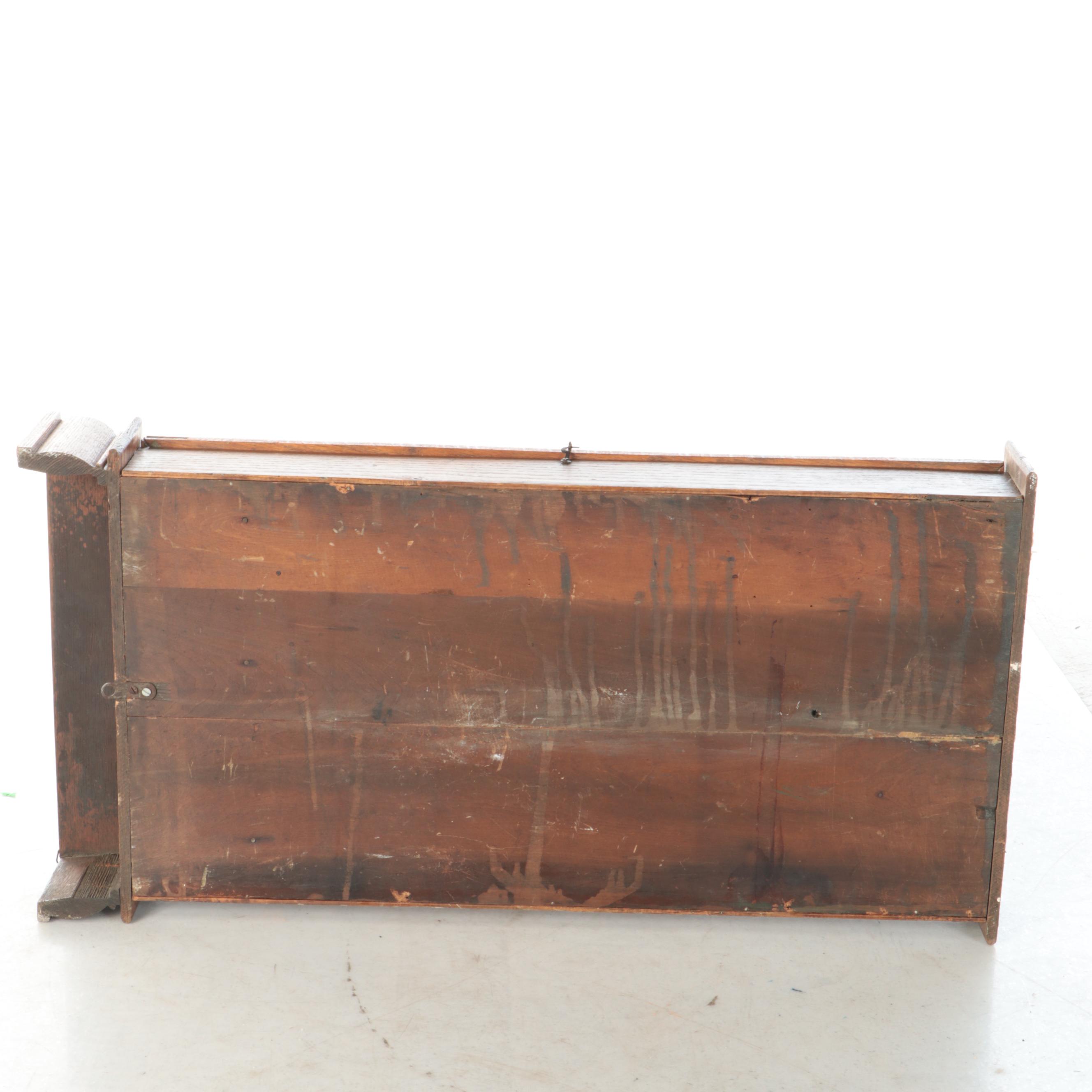 American Regulator Wood Wall Clock, Early 20th Century