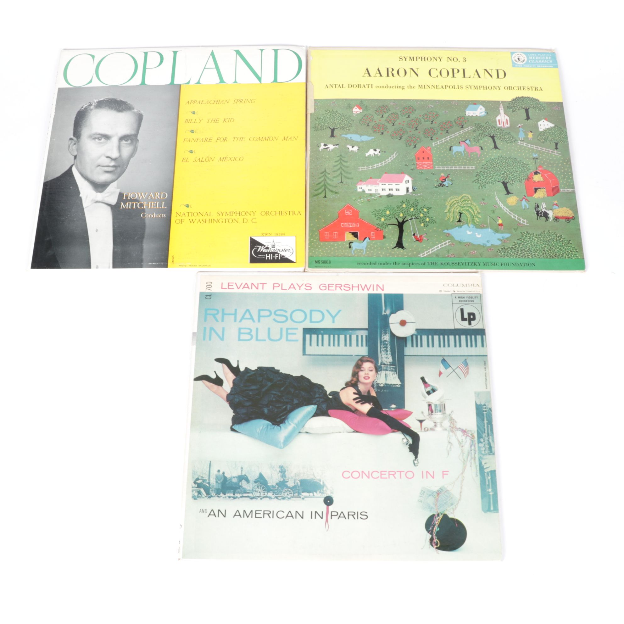 Aaron Copland and More Classical Vinyl Record Albums