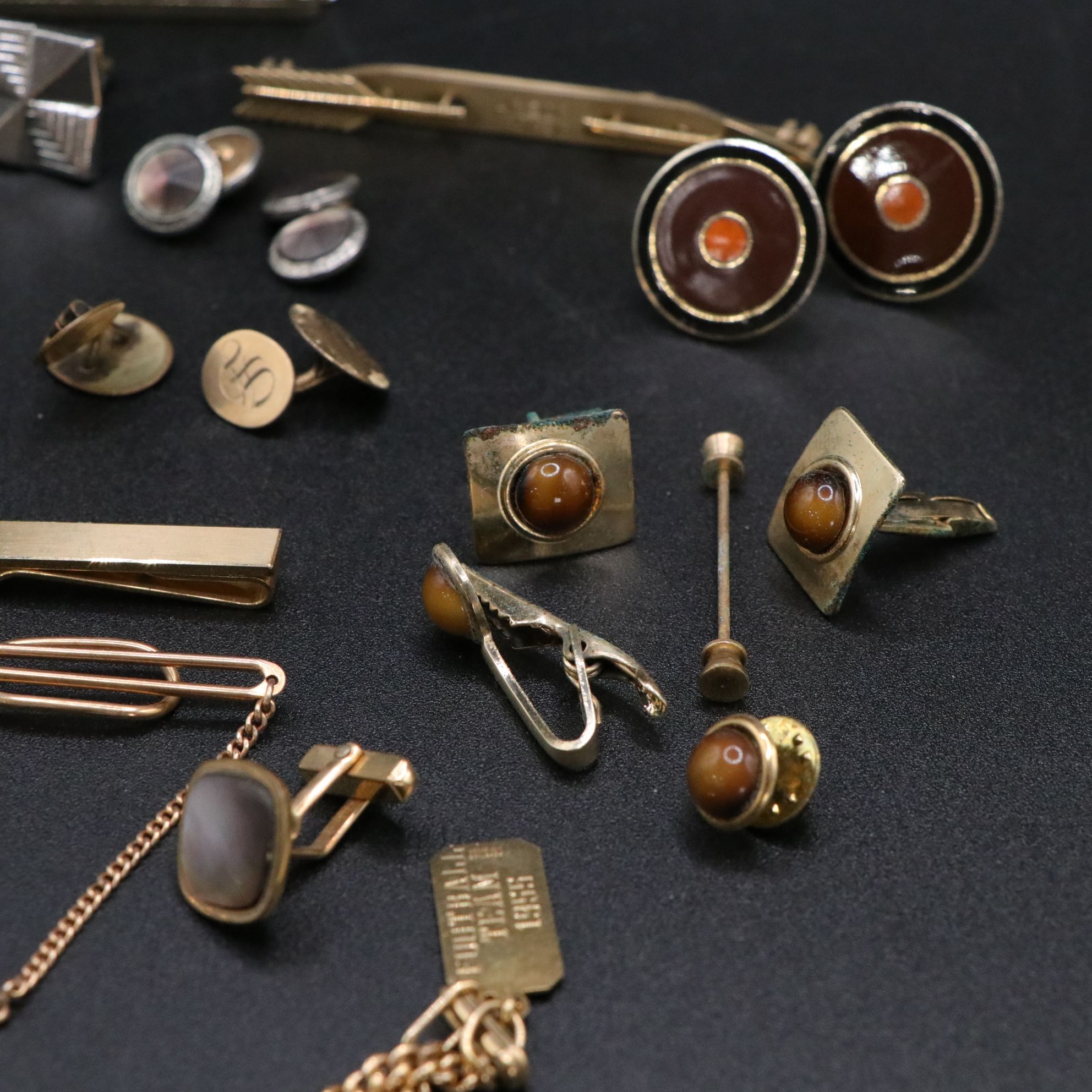 Gold Plated Tie Clips, Cuff Links & Other Accessories