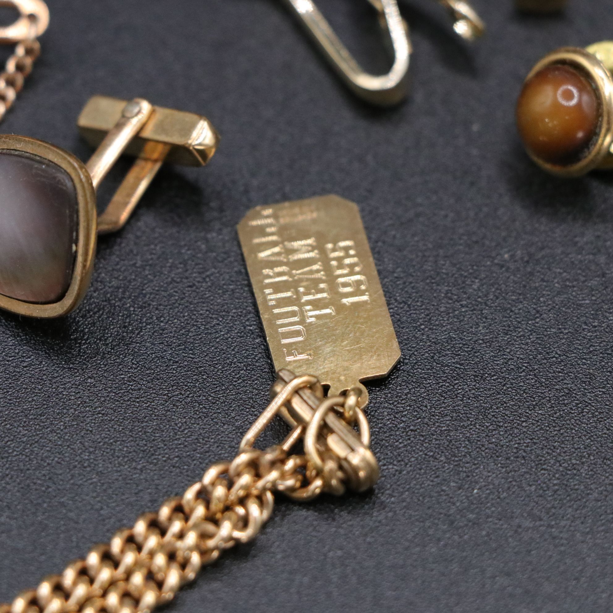 Gold Plated Tie Clips, Cuff Links & Other Accessories