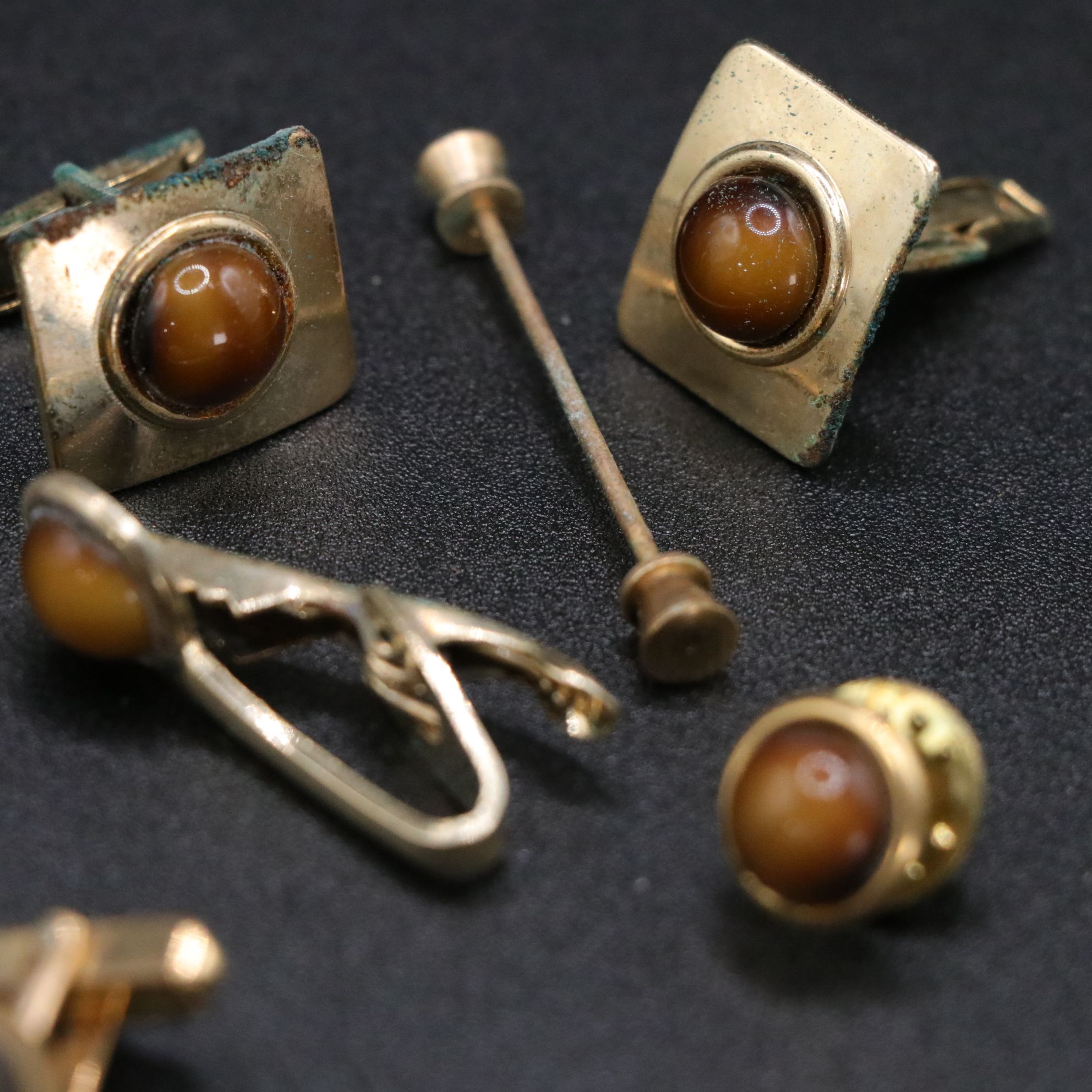 Gold Plated Tie Clips, Cuff Links & Other Accessories