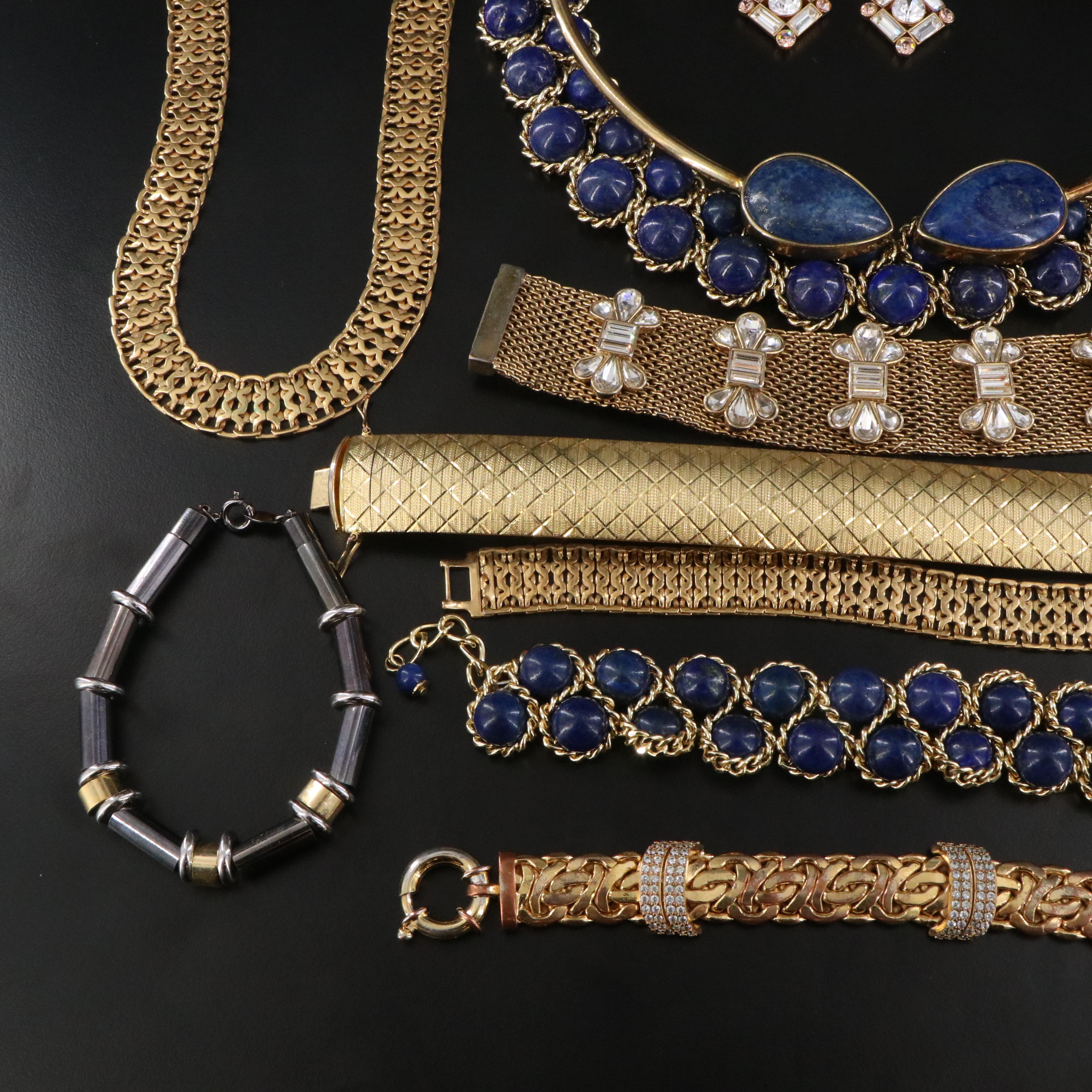 Lapis Lazuli, Fossil and Trifari Featured in Jewelry Collection