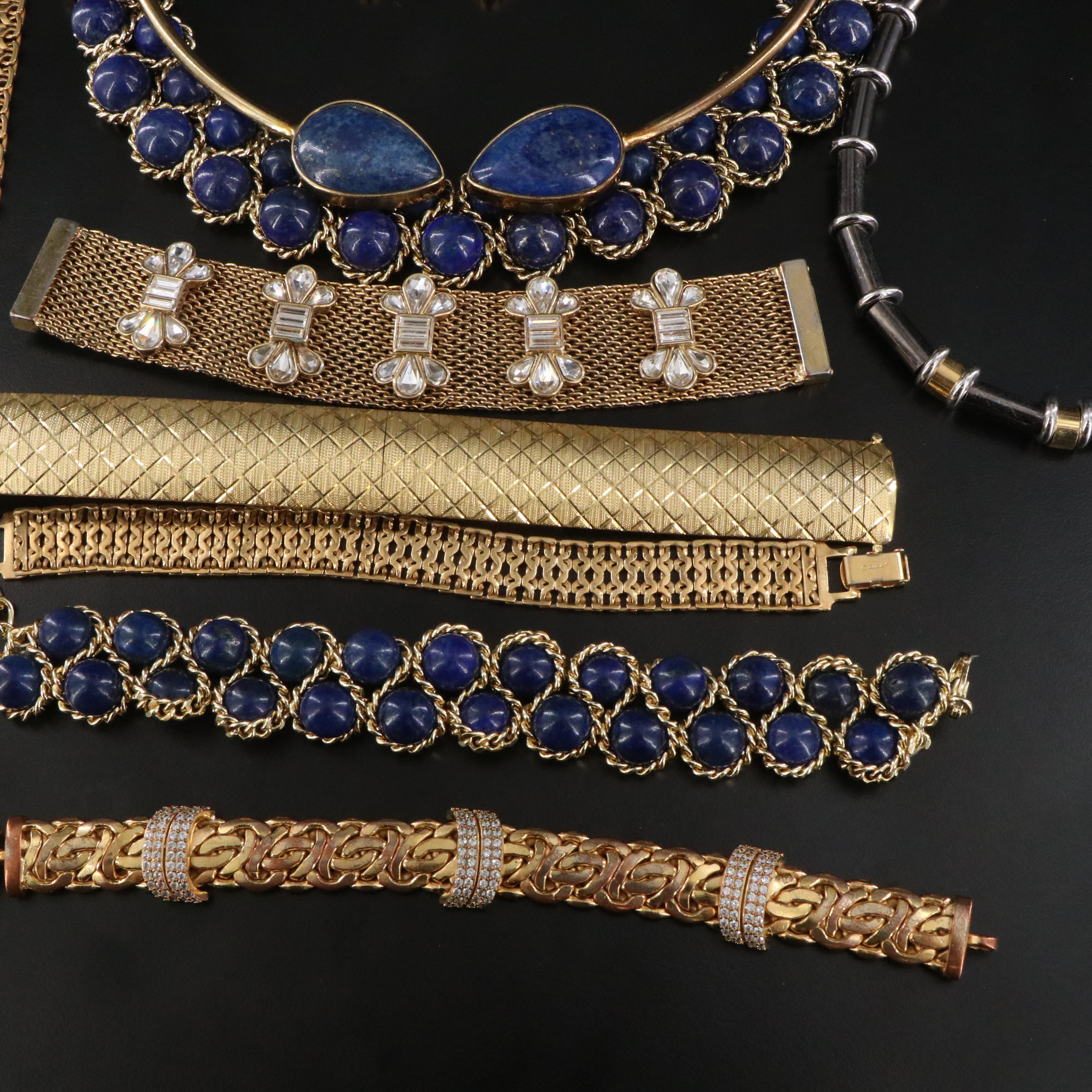 Lapis Lazuli, Fossil and Trifari Featured in Jewelry Collection