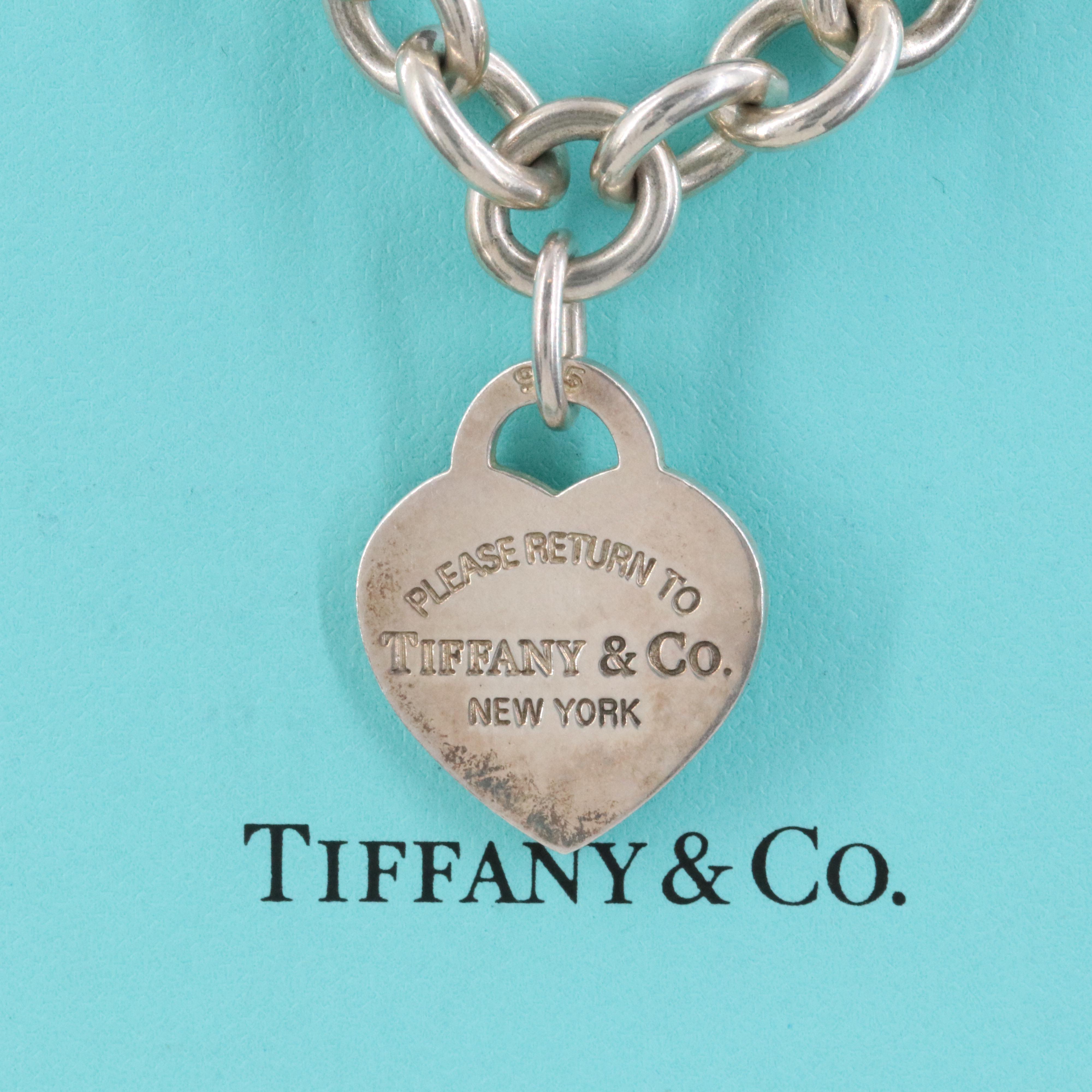 Tiffany & Co. Return to Tiffany Sterling Heart Tag Necklace