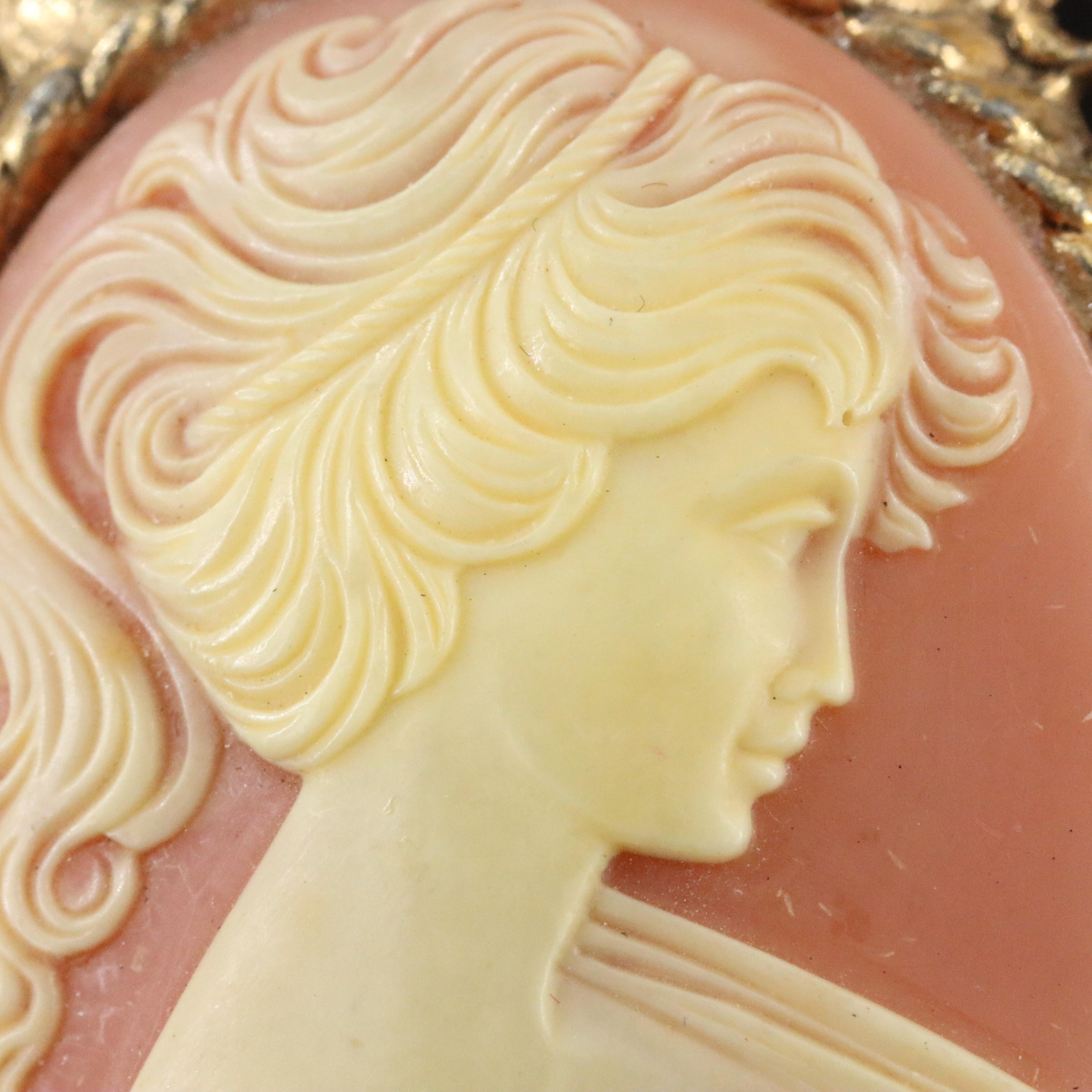 Cameo Converter Brooch