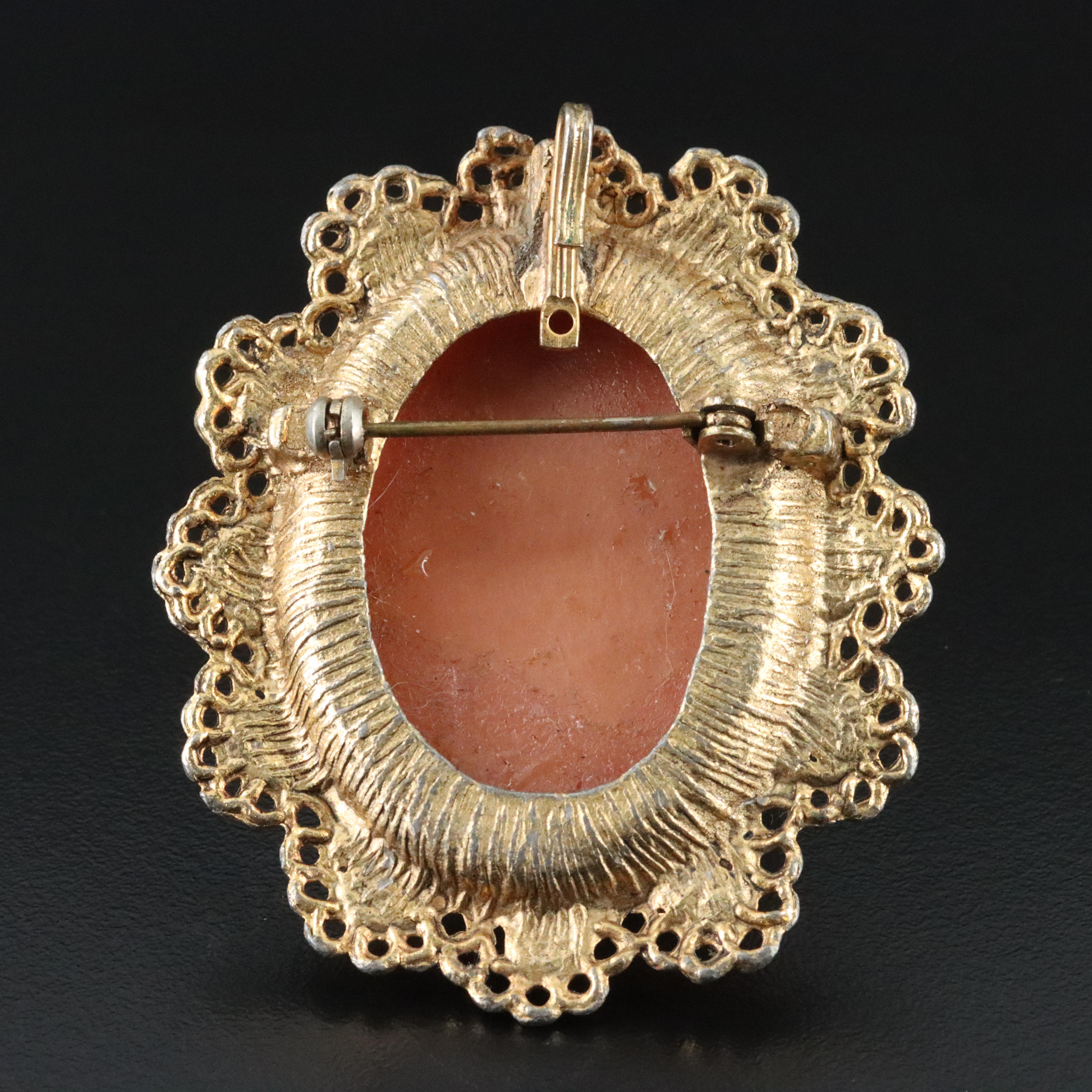 Cameo Converter Brooch