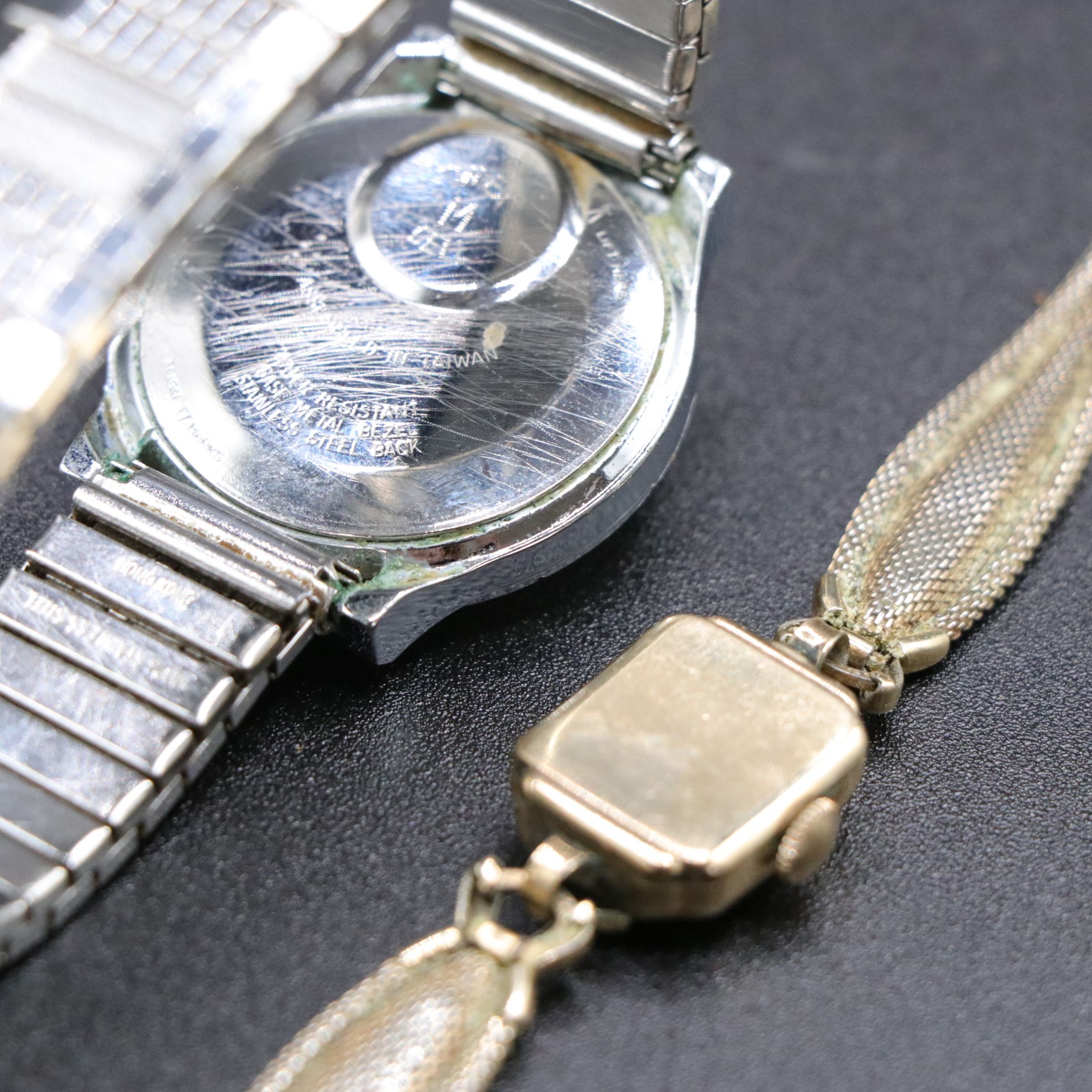 Paul Breguette 10K Filled Gold Watch with Other Wristwatches