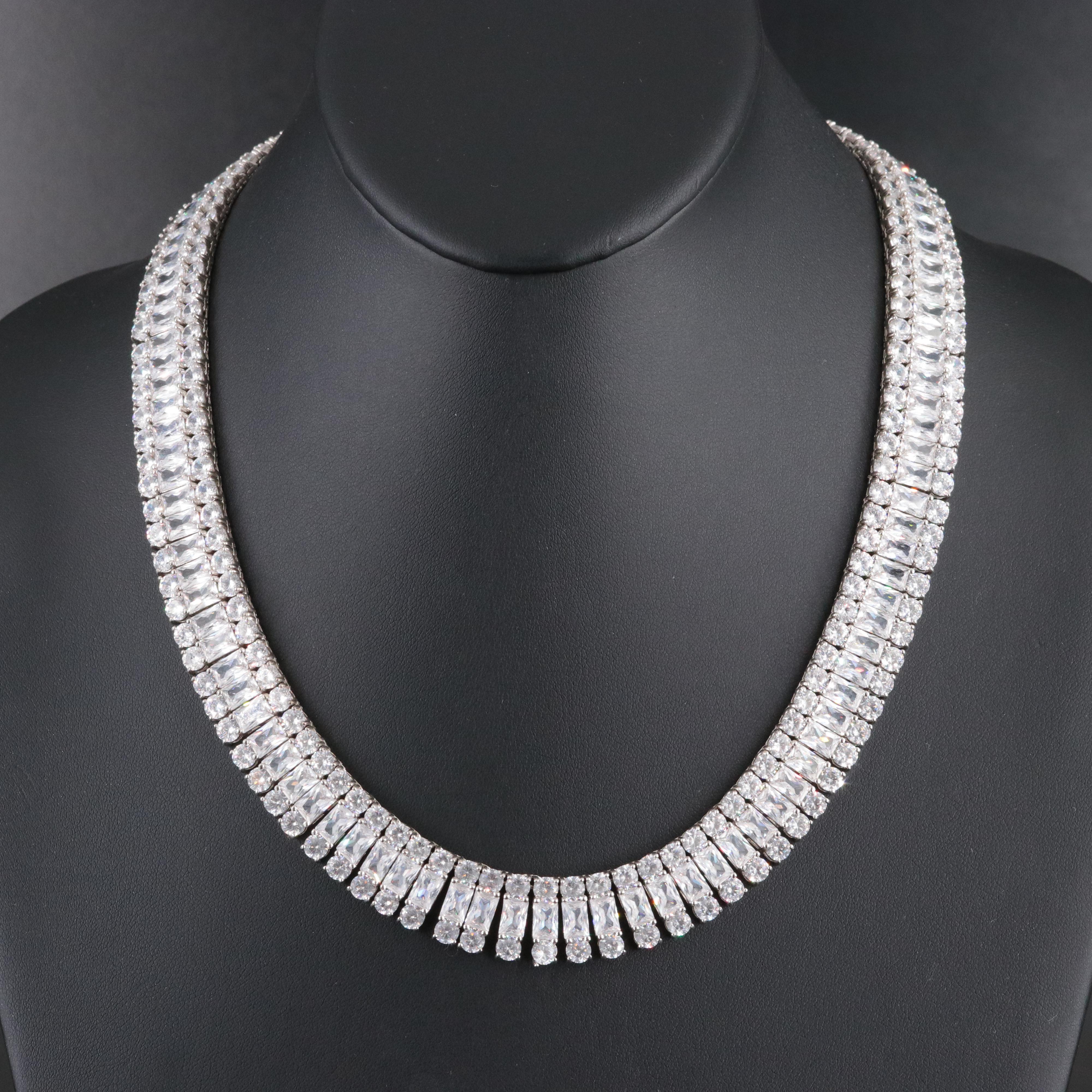 Sterling CZ Necklace
