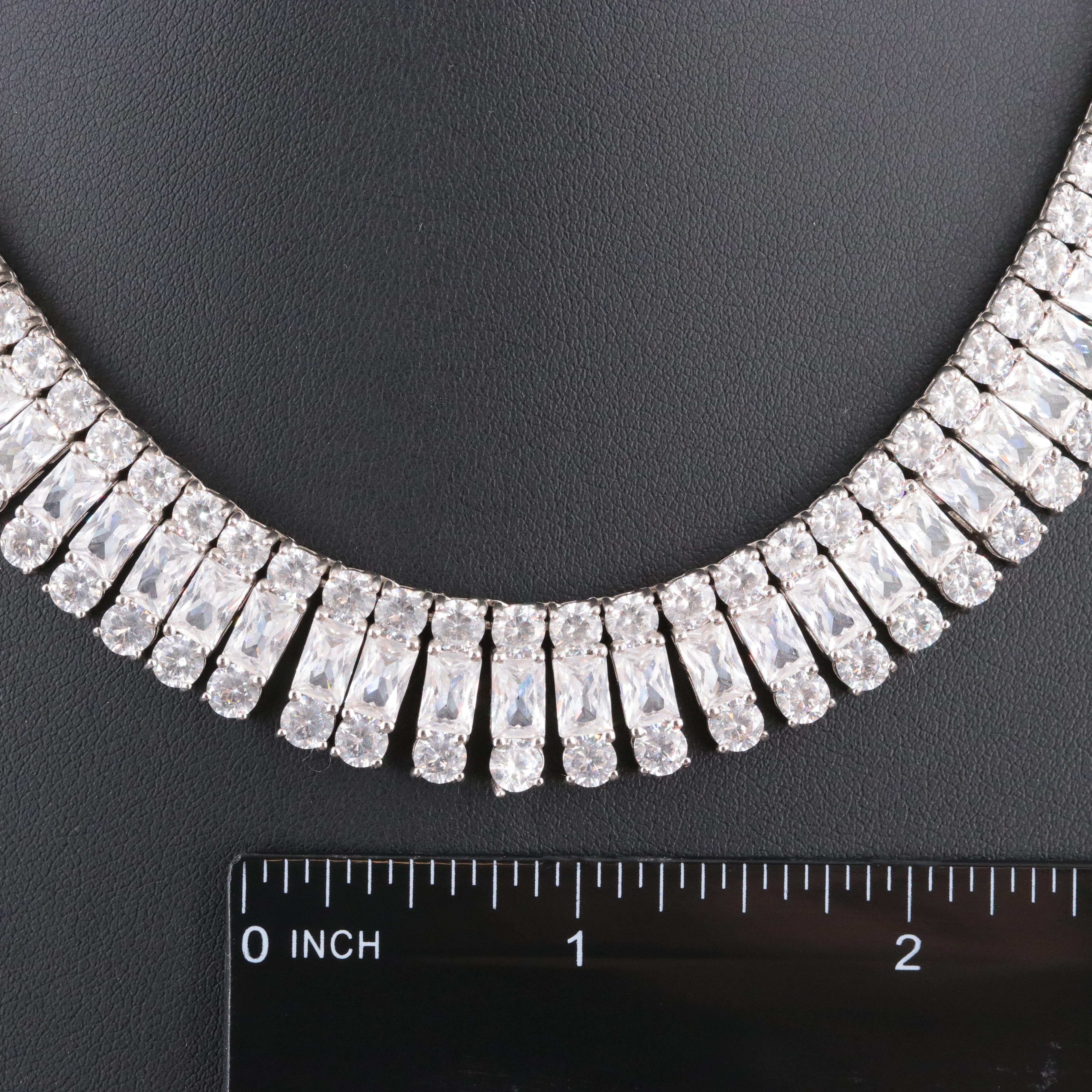 Sterling CZ Necklace