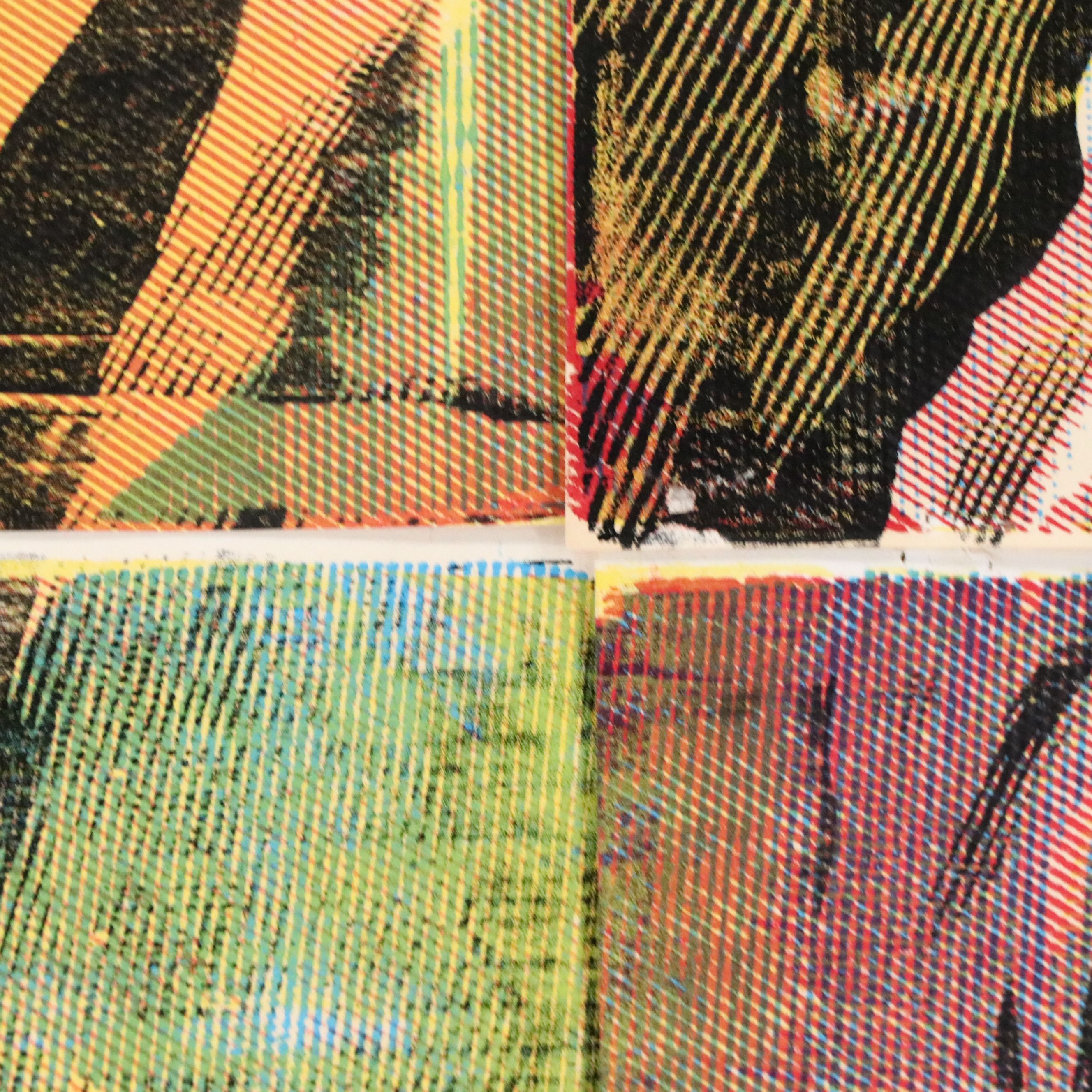 Roaring Tiger Block-Printed Four-Sheet Billboard Stock Poster, Circa 1960