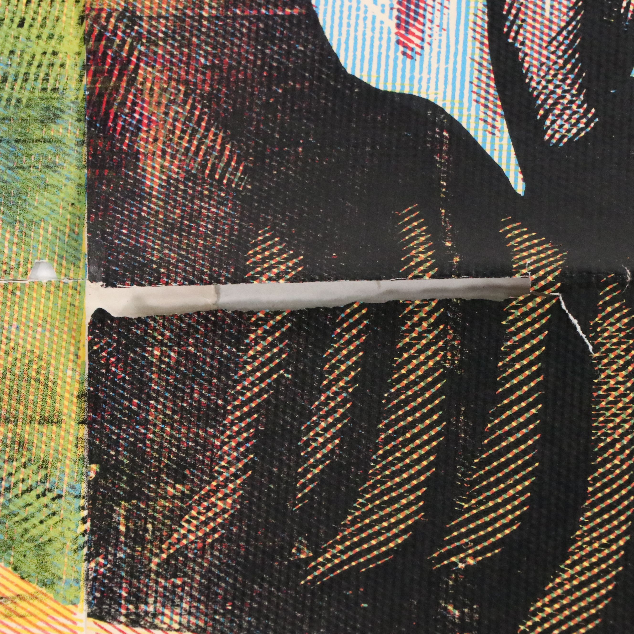 Roaring Tiger Block-Printed Four-Sheet Billboard Stock Poster, Circa 1960