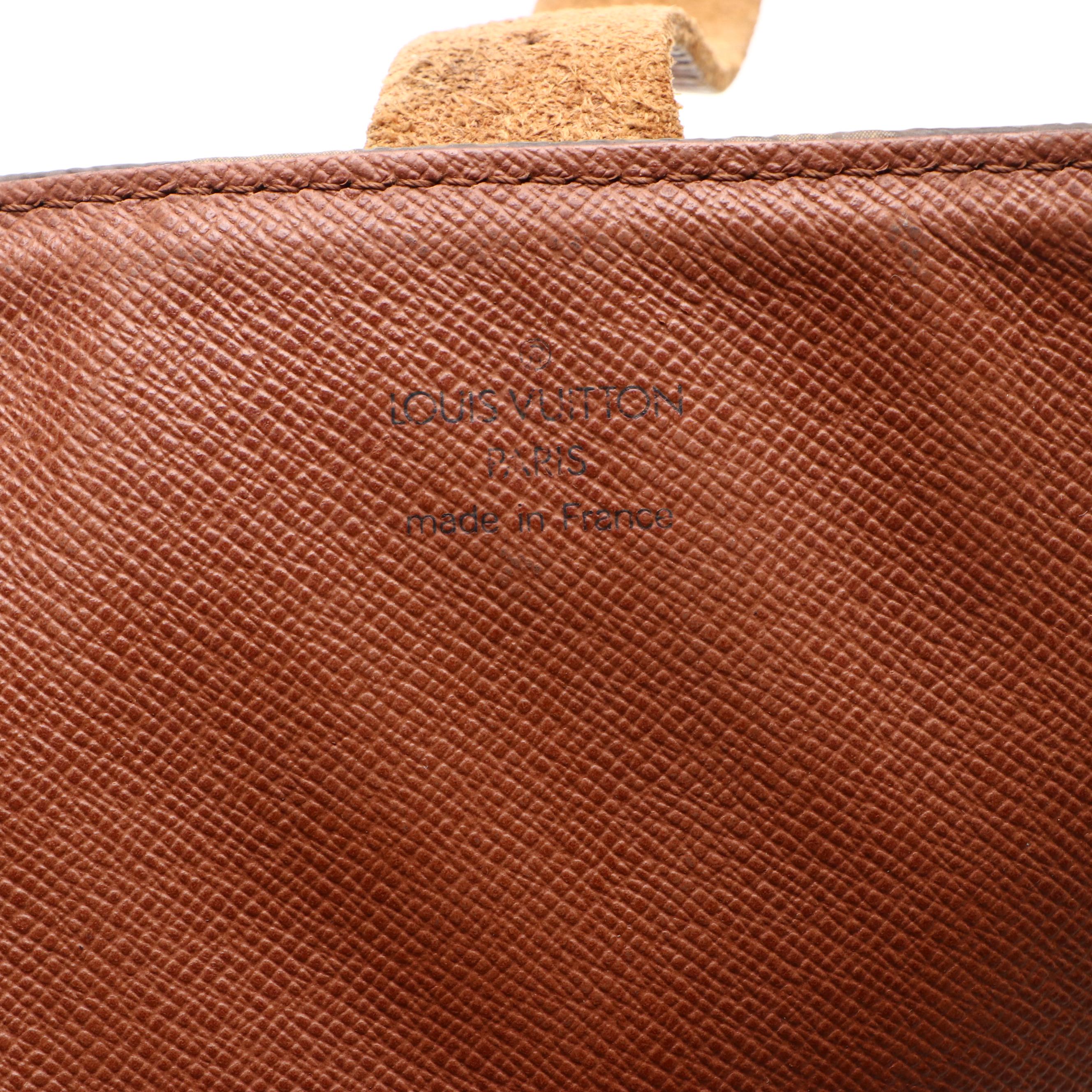 Louis Vuitton Cartouchière GM in Monogram Canvas and Vachetta Leather