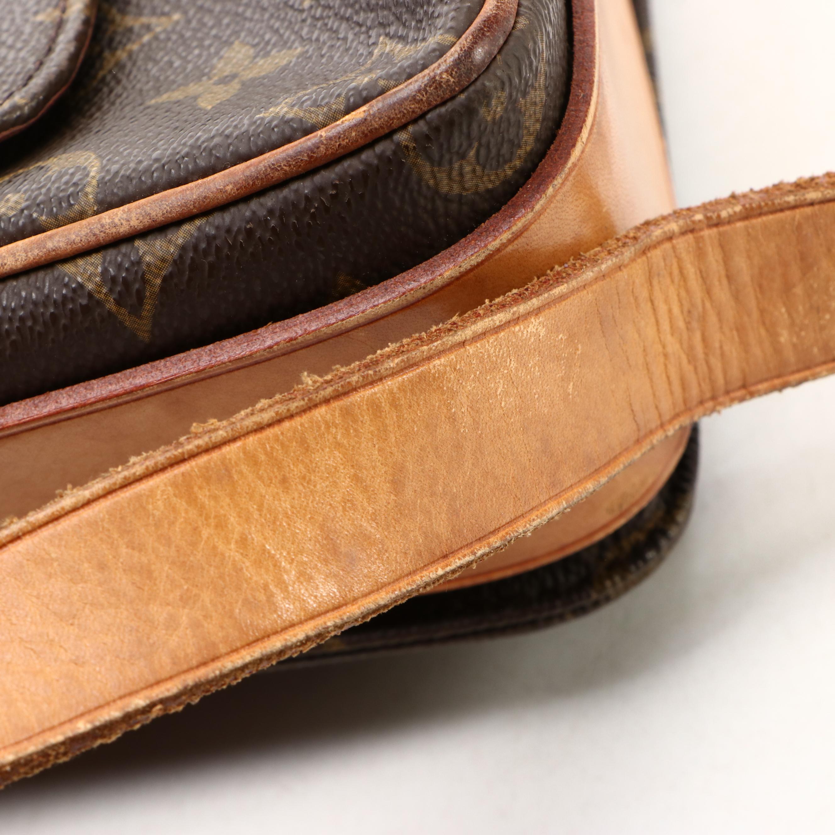 Louis Vuitton Cartouchière GM in Monogram Canvas and Vachetta Leather