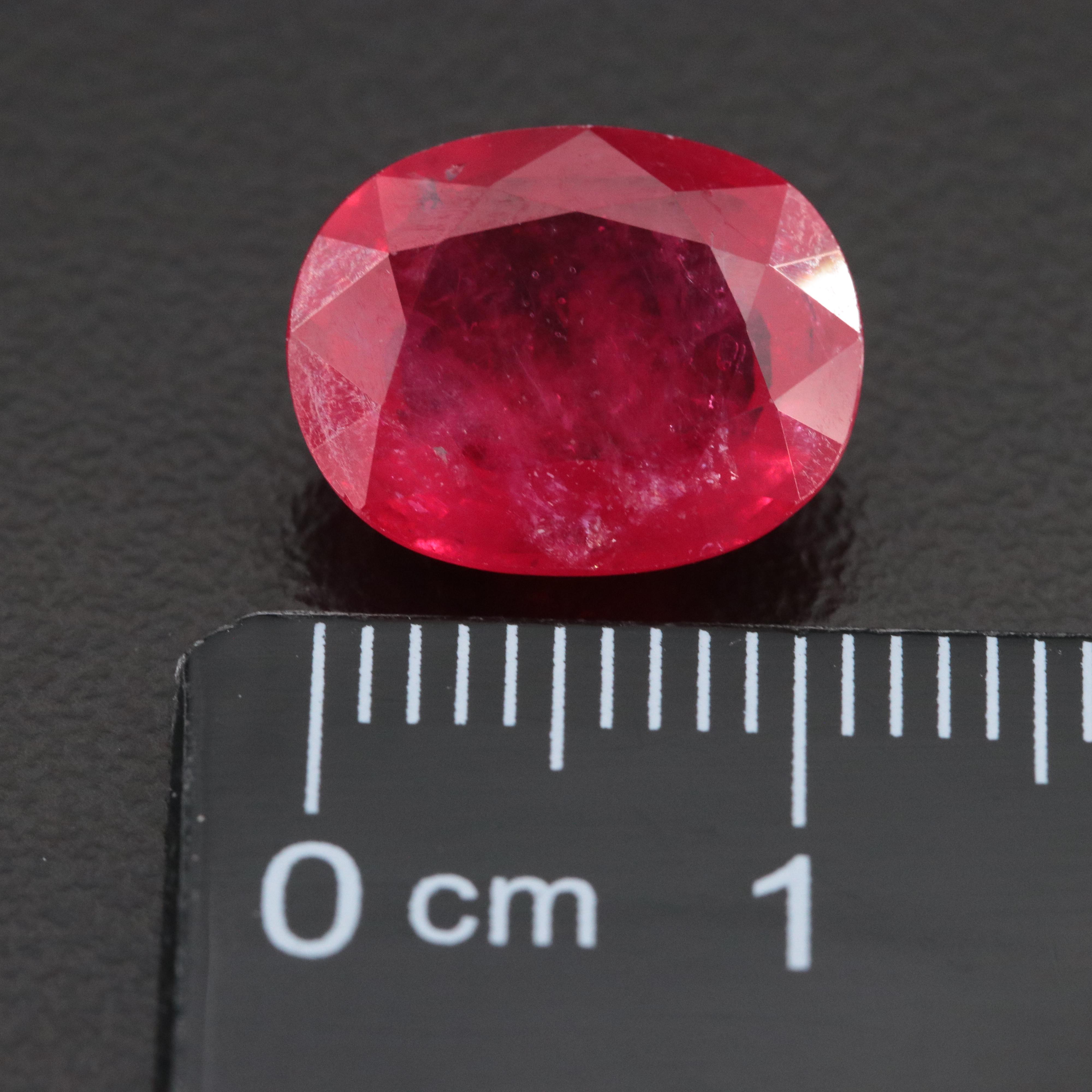 Loose 5.65 CT Filled Corundum