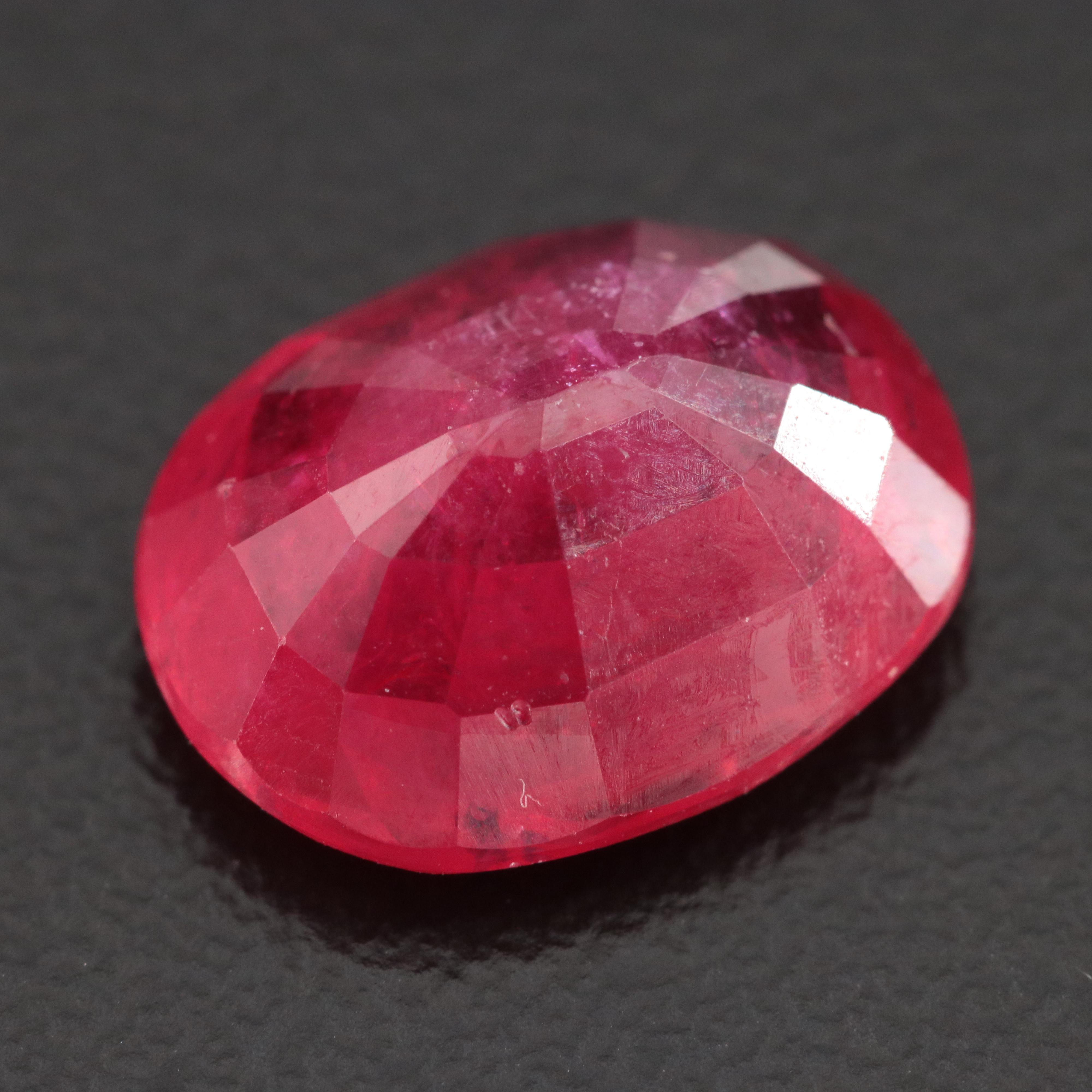 Loose 5.65 CT Filled Corundum