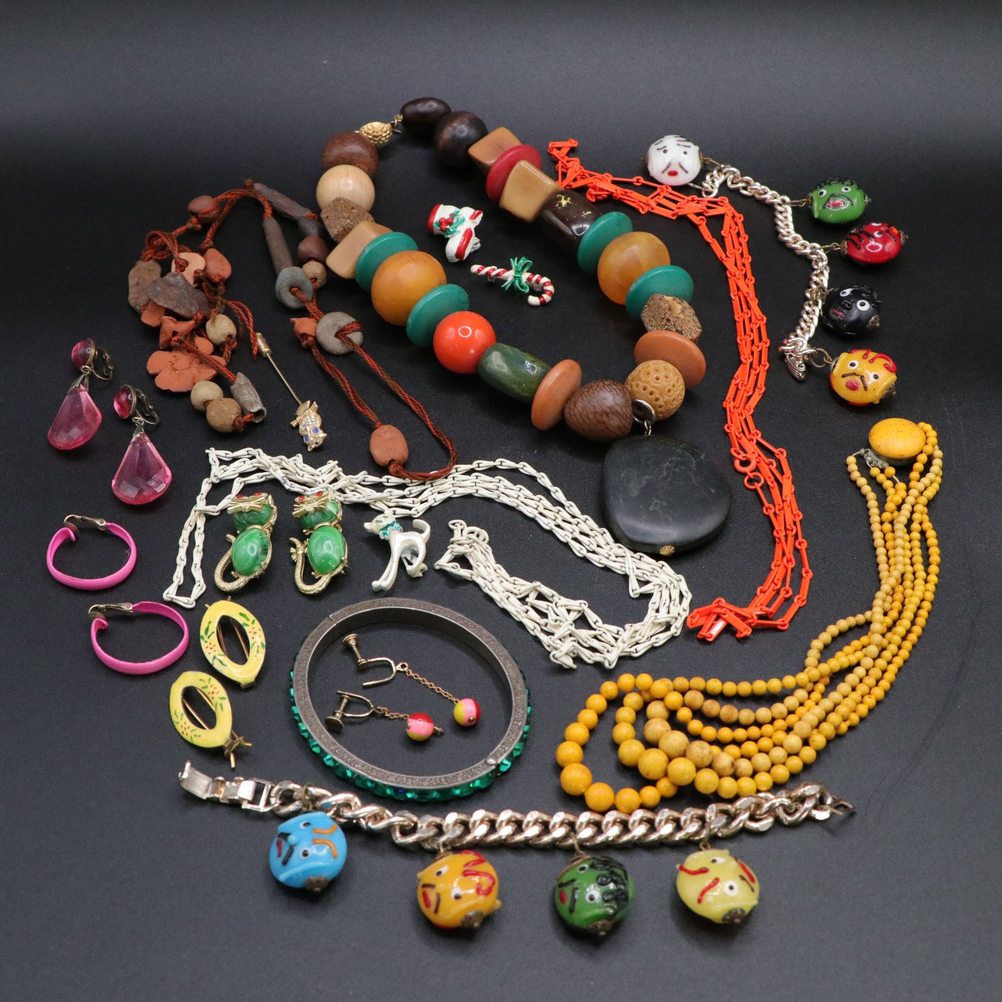 Sterling Silver Rhinestone Bangle with Cadoro, Emmons and More Costume Jewelry