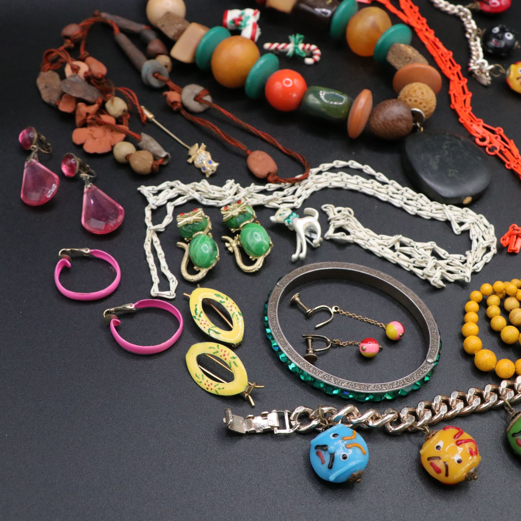 Sterling Silver Rhinestone Bangle with Cadoro, Emmons and More Costume Jewelry