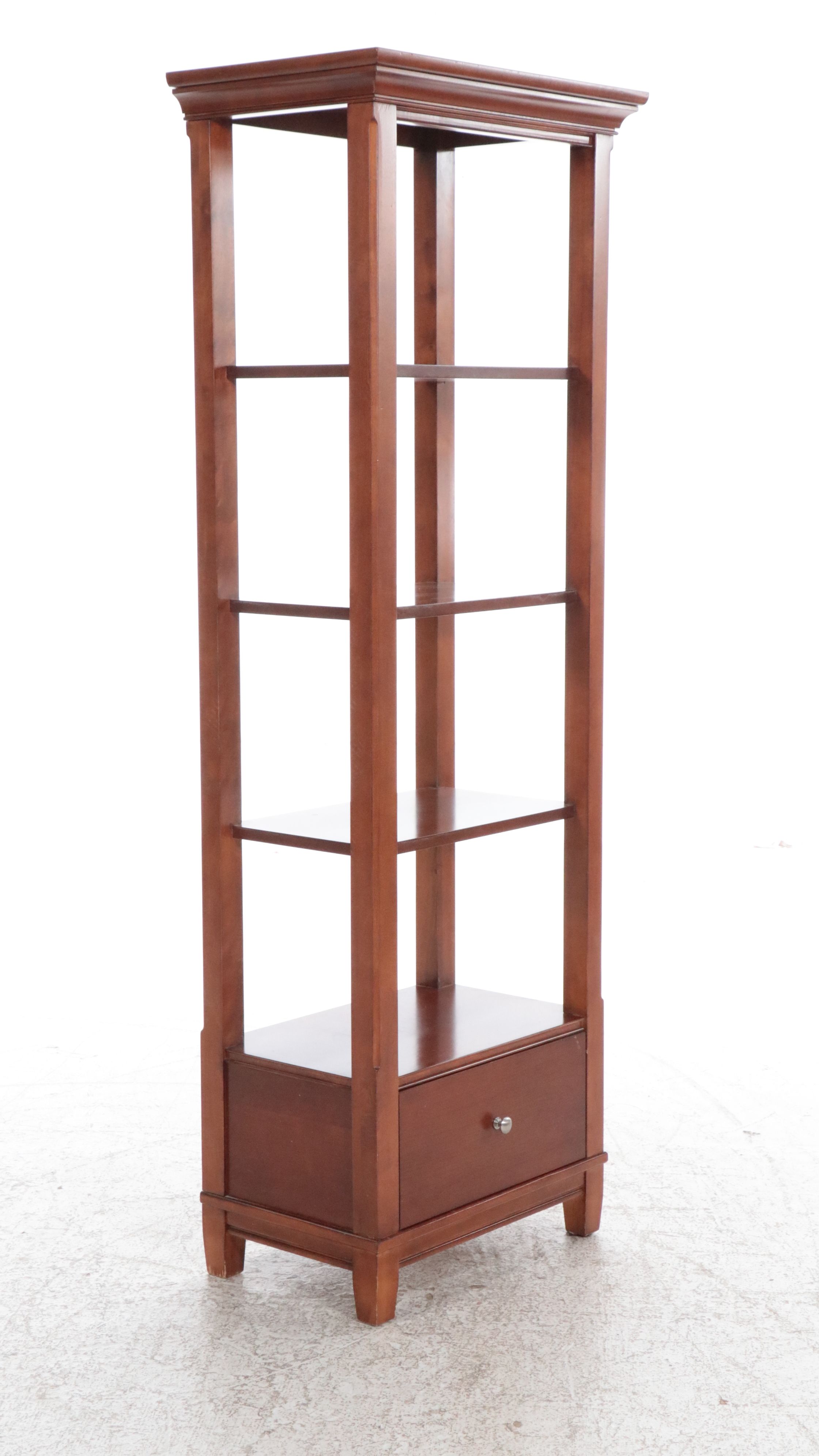 Thomasville Contemporary Cherry Étagère Bookcase