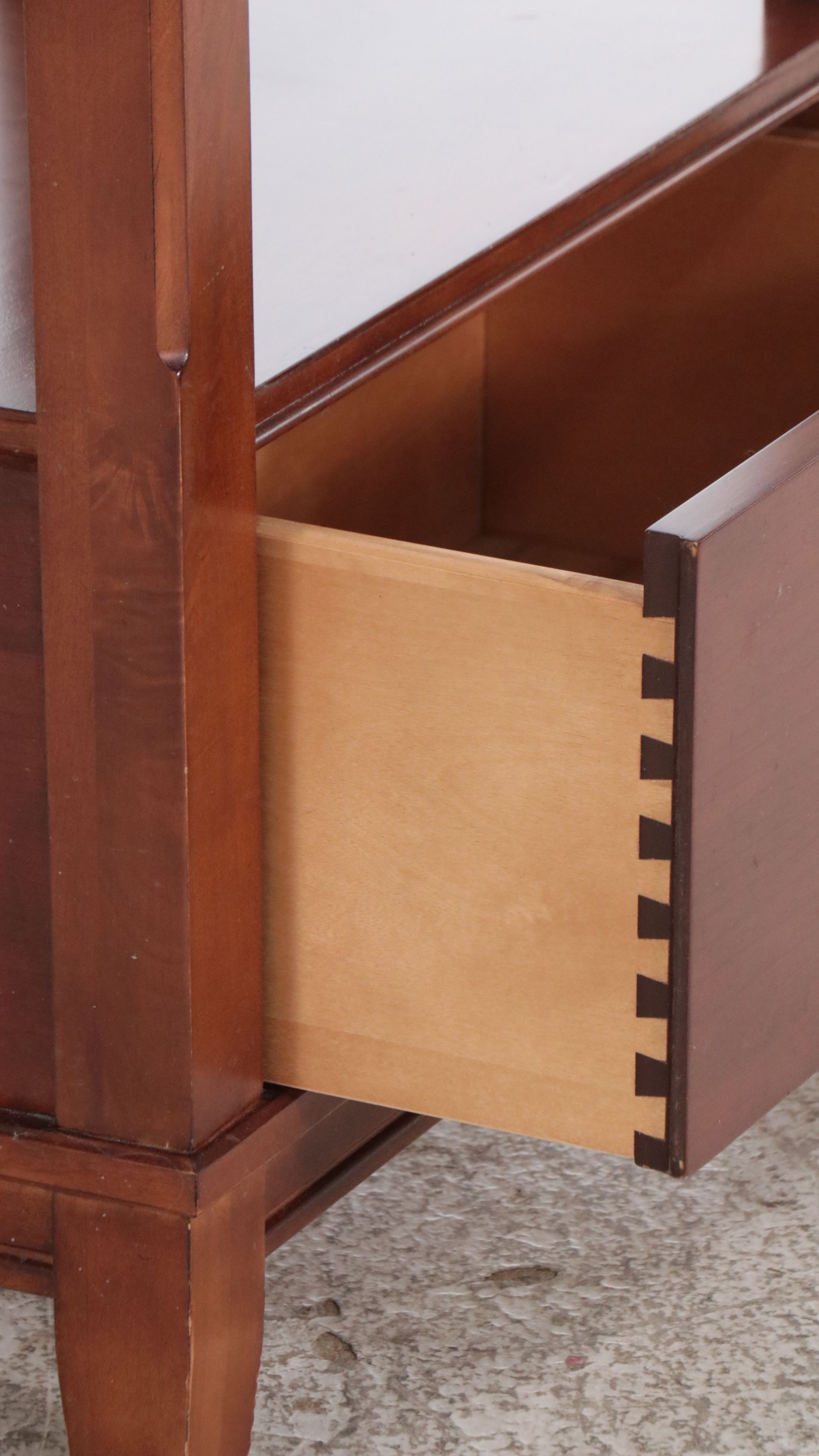 Thomasville Contemporary Cherry Étagère Bookcase