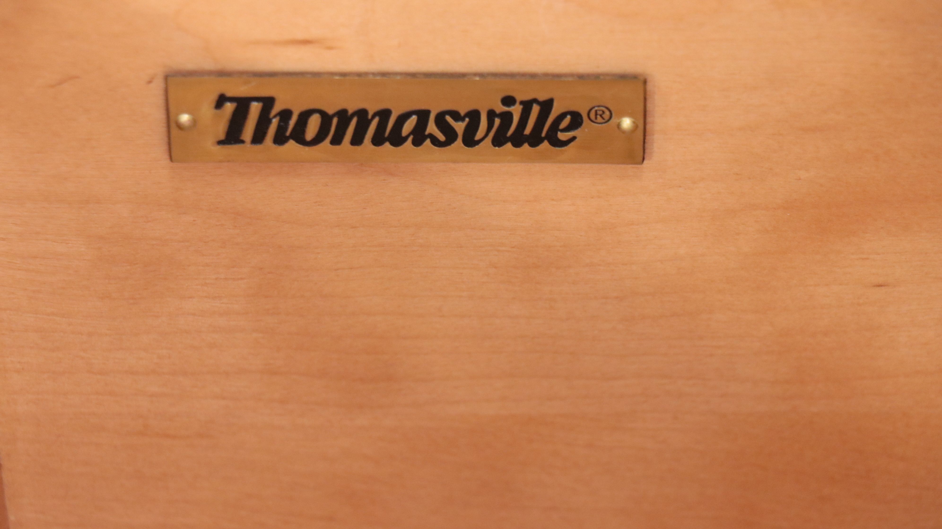 Thomasville Contemporary Cherry Étagère Bookcase