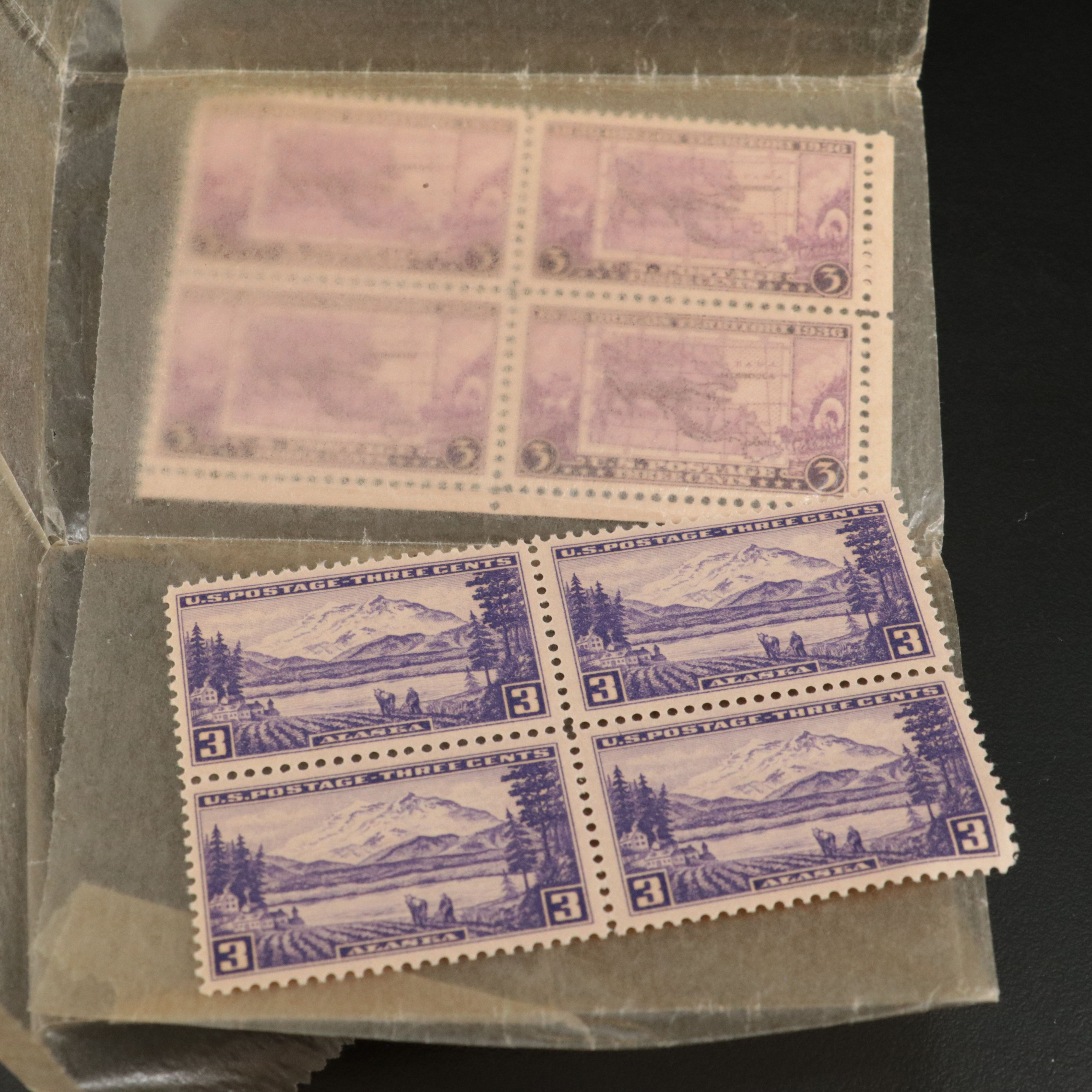 Collection of Vintage U.S. and World Postage Stamps, 1920s-1930s