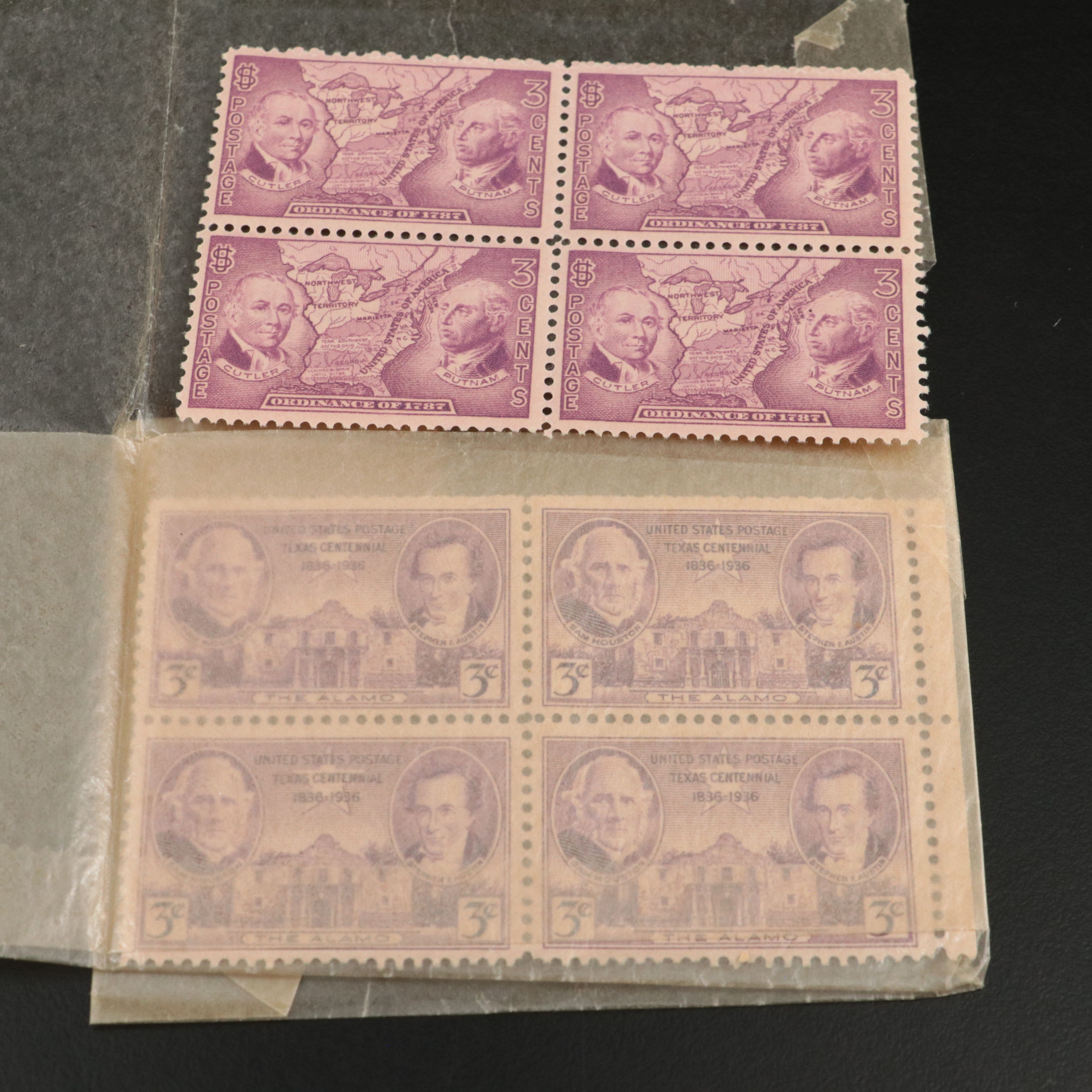 Collection of Vintage U.S. and World Postage Stamps, 1920s-1930s