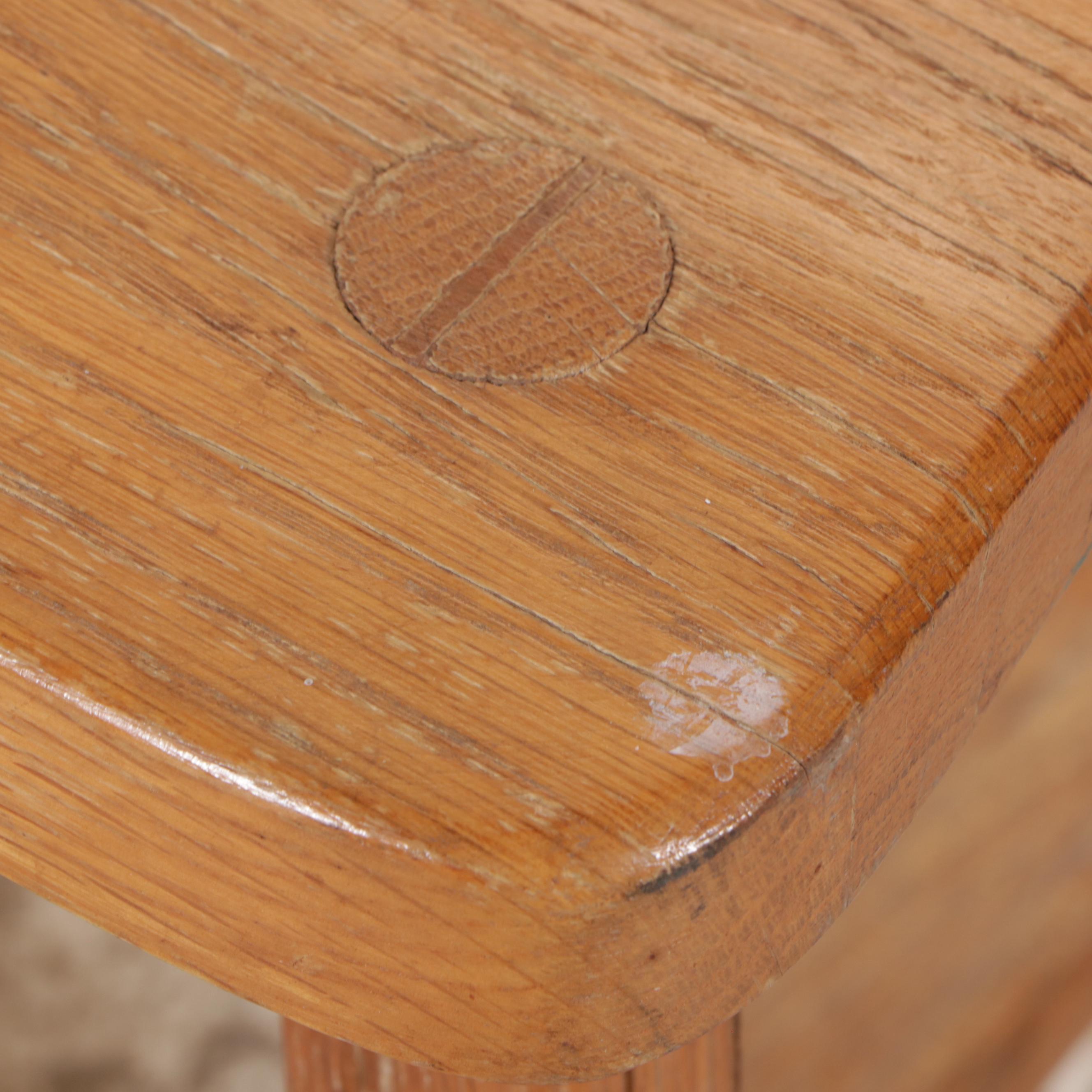 A. Brandt Co. "Cowboy Classics" Oak Armchair, Mid-20th Century