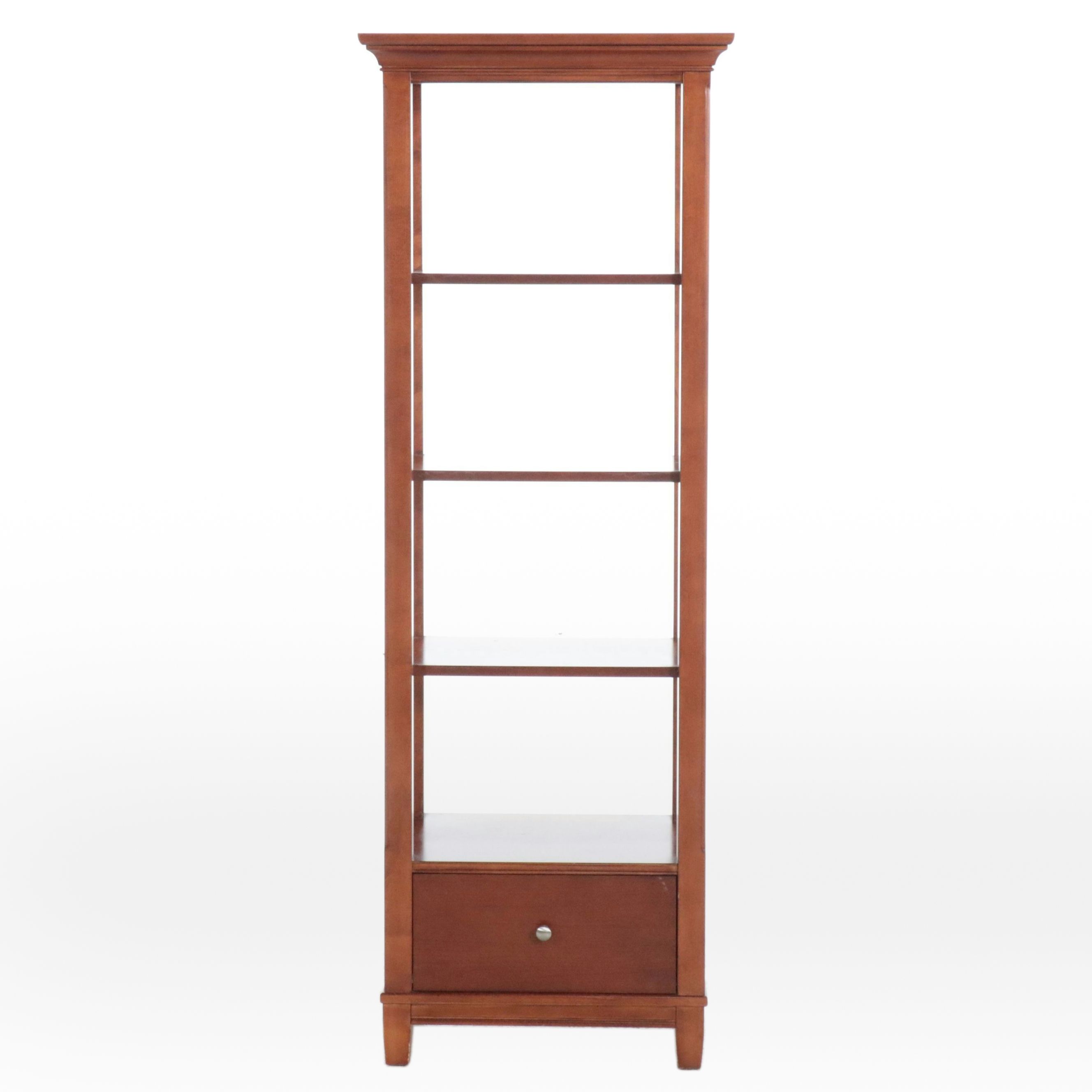 Thomasville Contemporary Cherry Étagère Bookcase