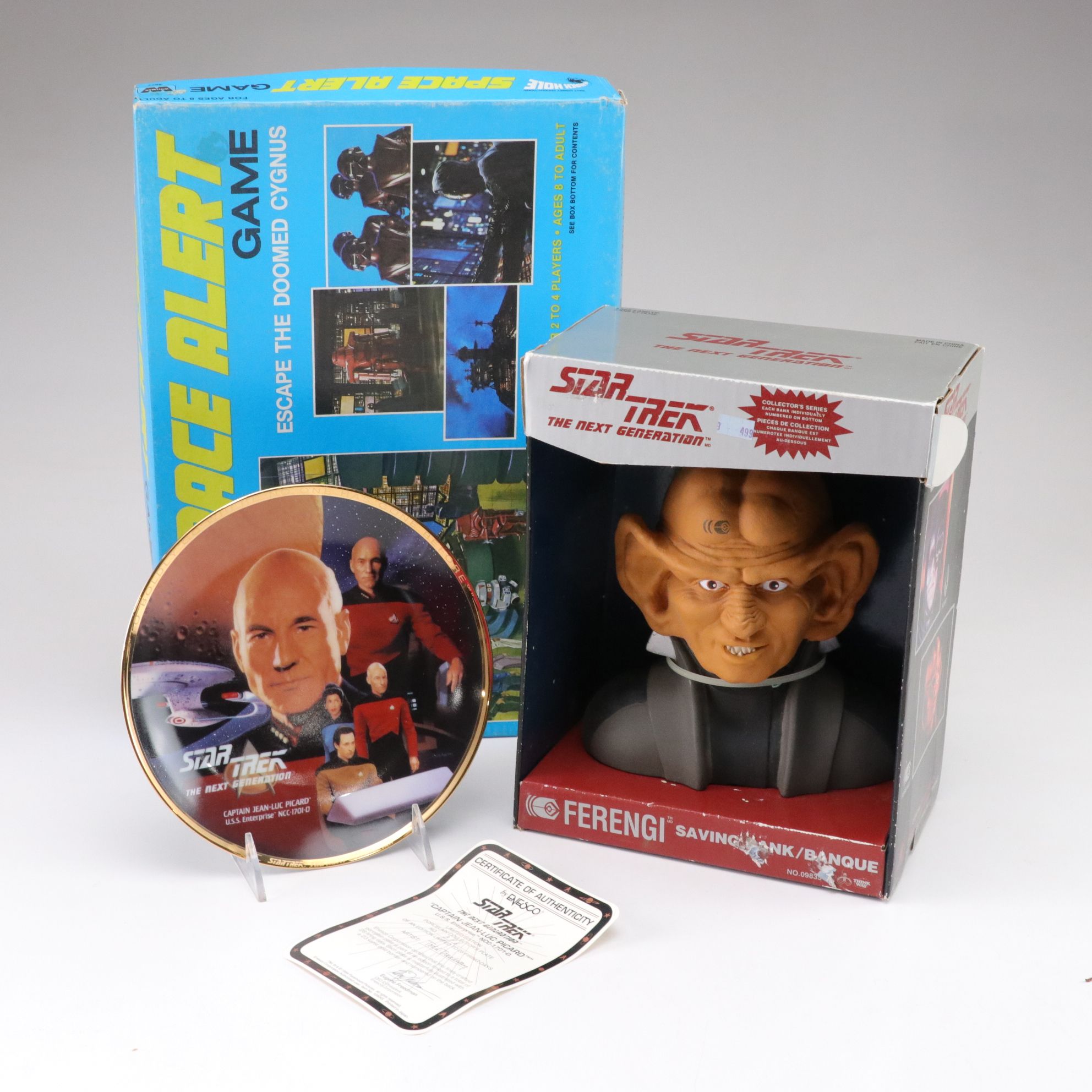 Star Trek Captain Picard Collectors Plate & More