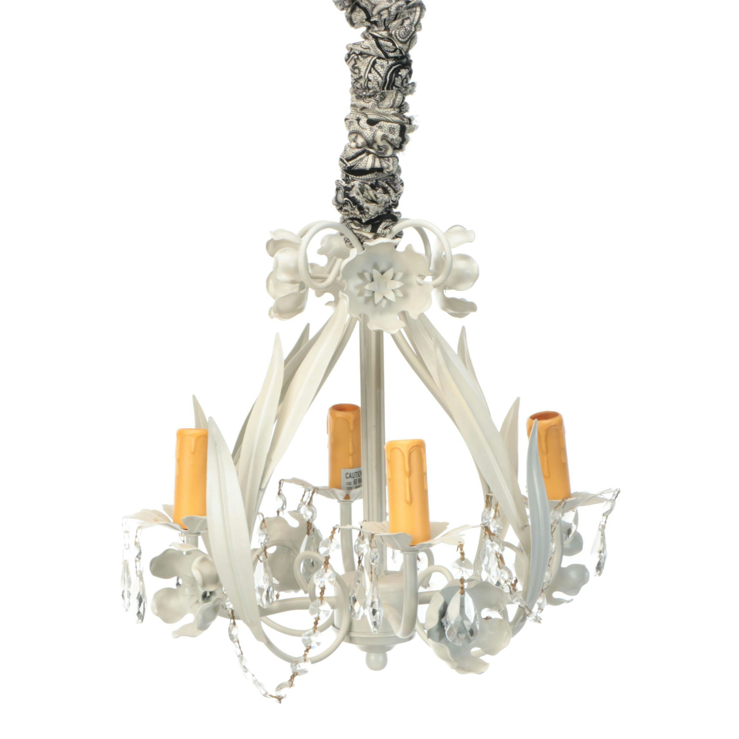 Contemporary Italian Modern Toleware Chandelier