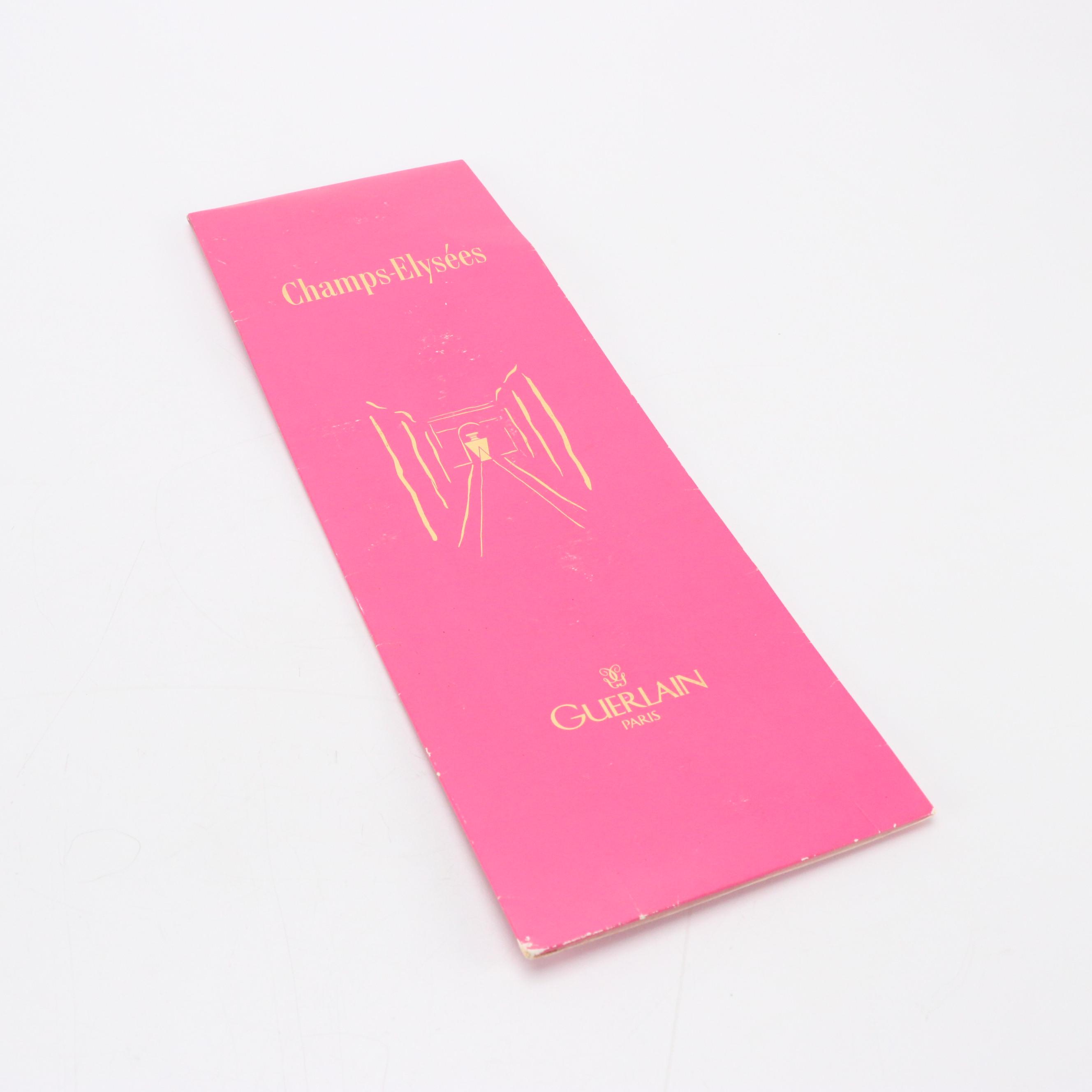 Guerlain Promotional "Champs-Elysées" Necktie in Silk Twill