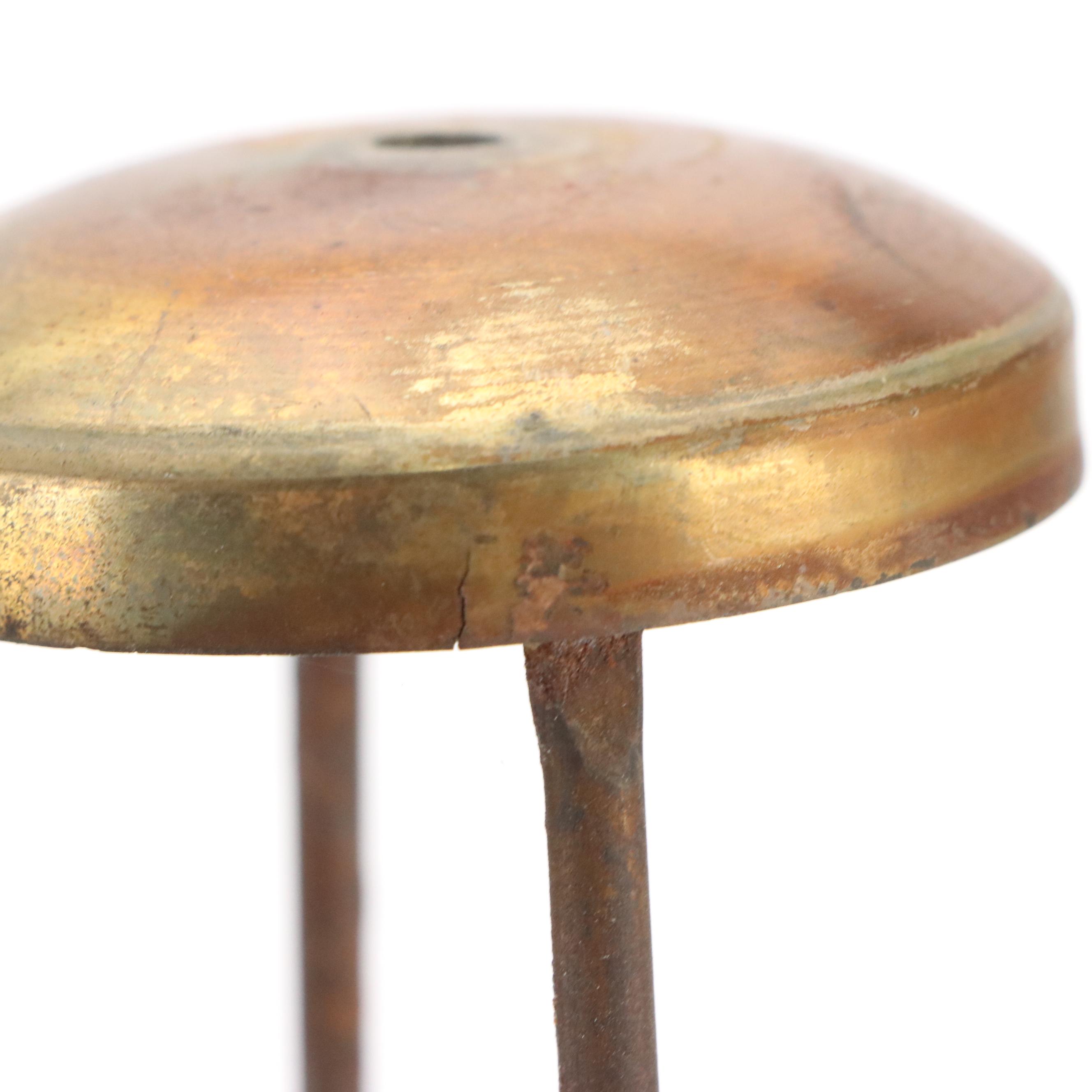 Empire Revival Style Panel Slag Glass Accent Lamp, Early 20th Century