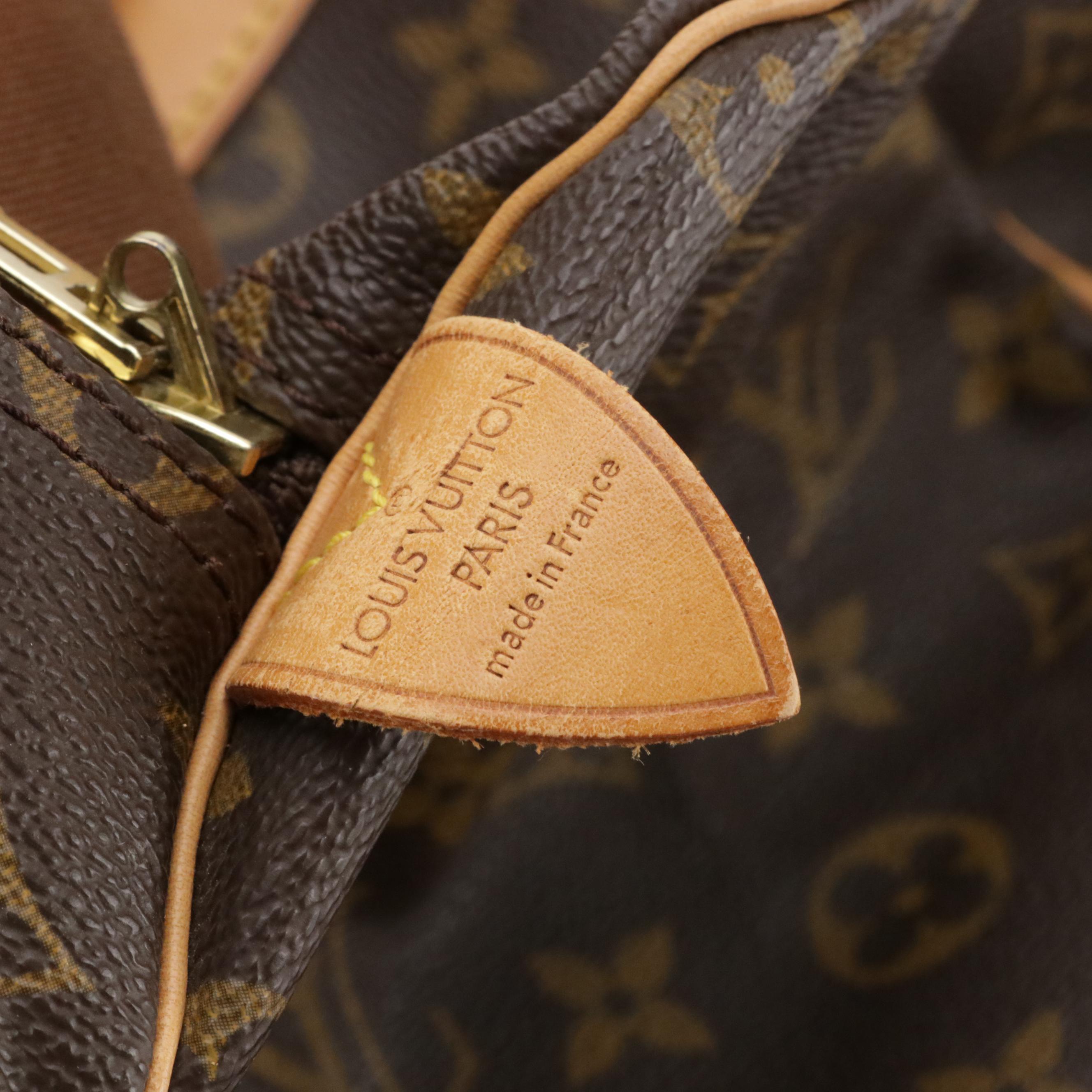 Louis Vuitton Keepall Bandoulière 50 in Monogram Canvas and Vachetta Leather