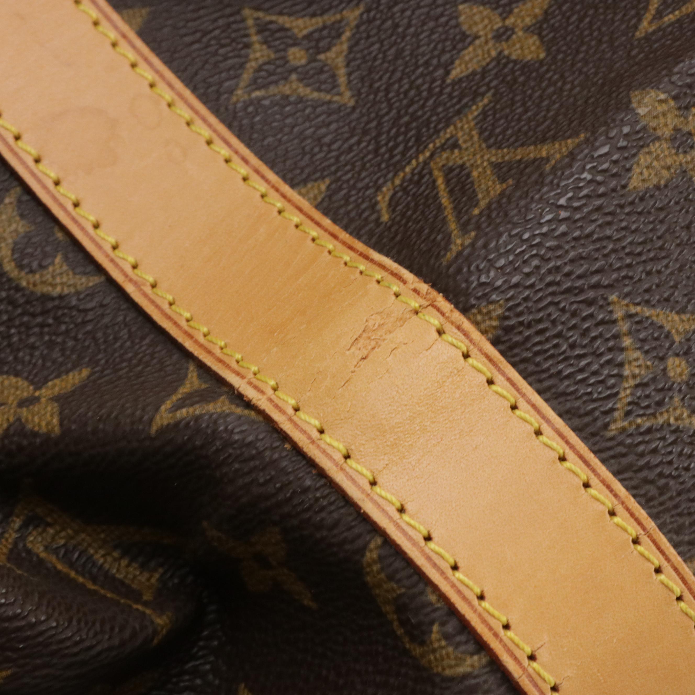 Louis Vuitton Keepall Bandoulière 50 in Monogram Canvas and Vachetta Leather